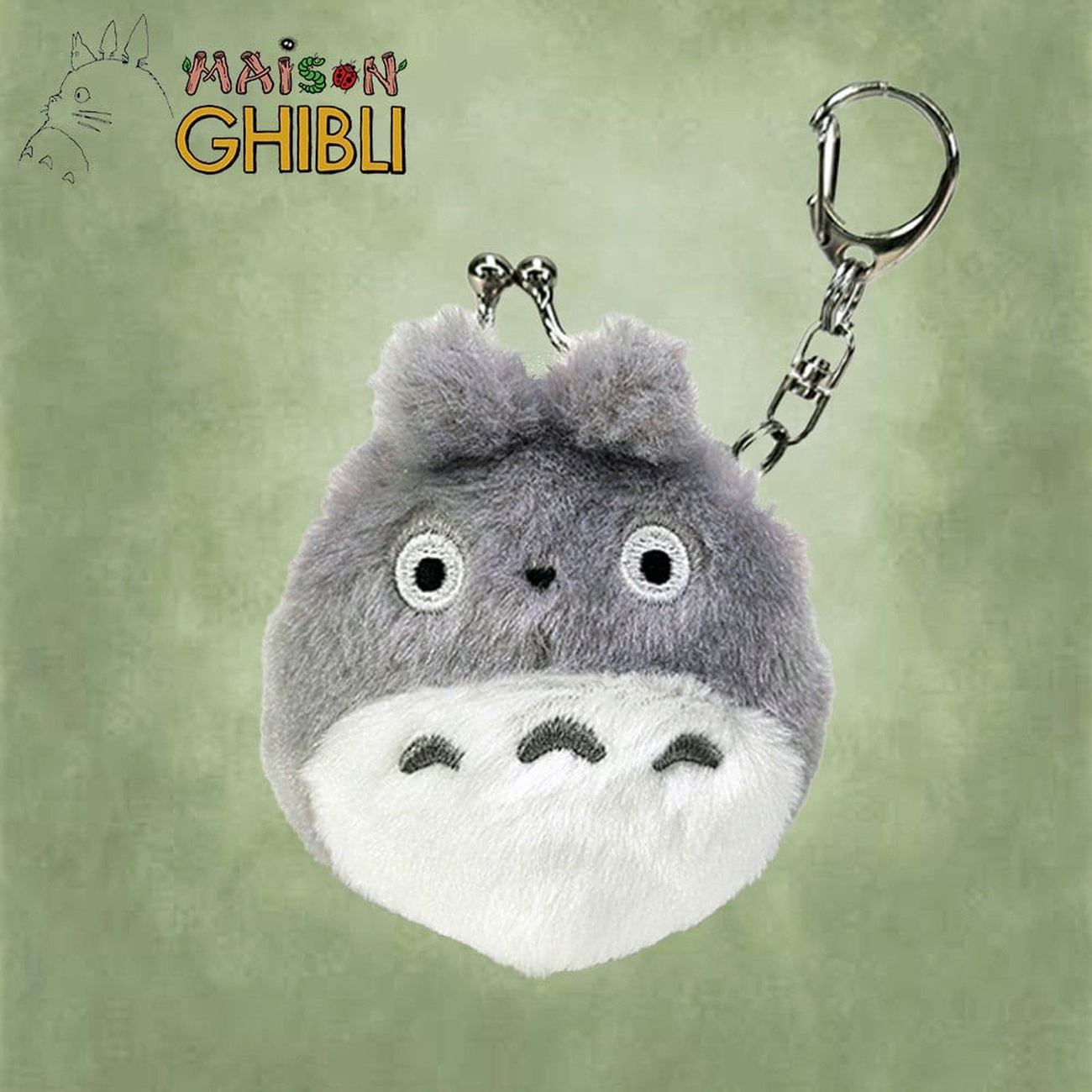 Min granne Totoro Funwari mini plysch-plånbok Stora Totoro