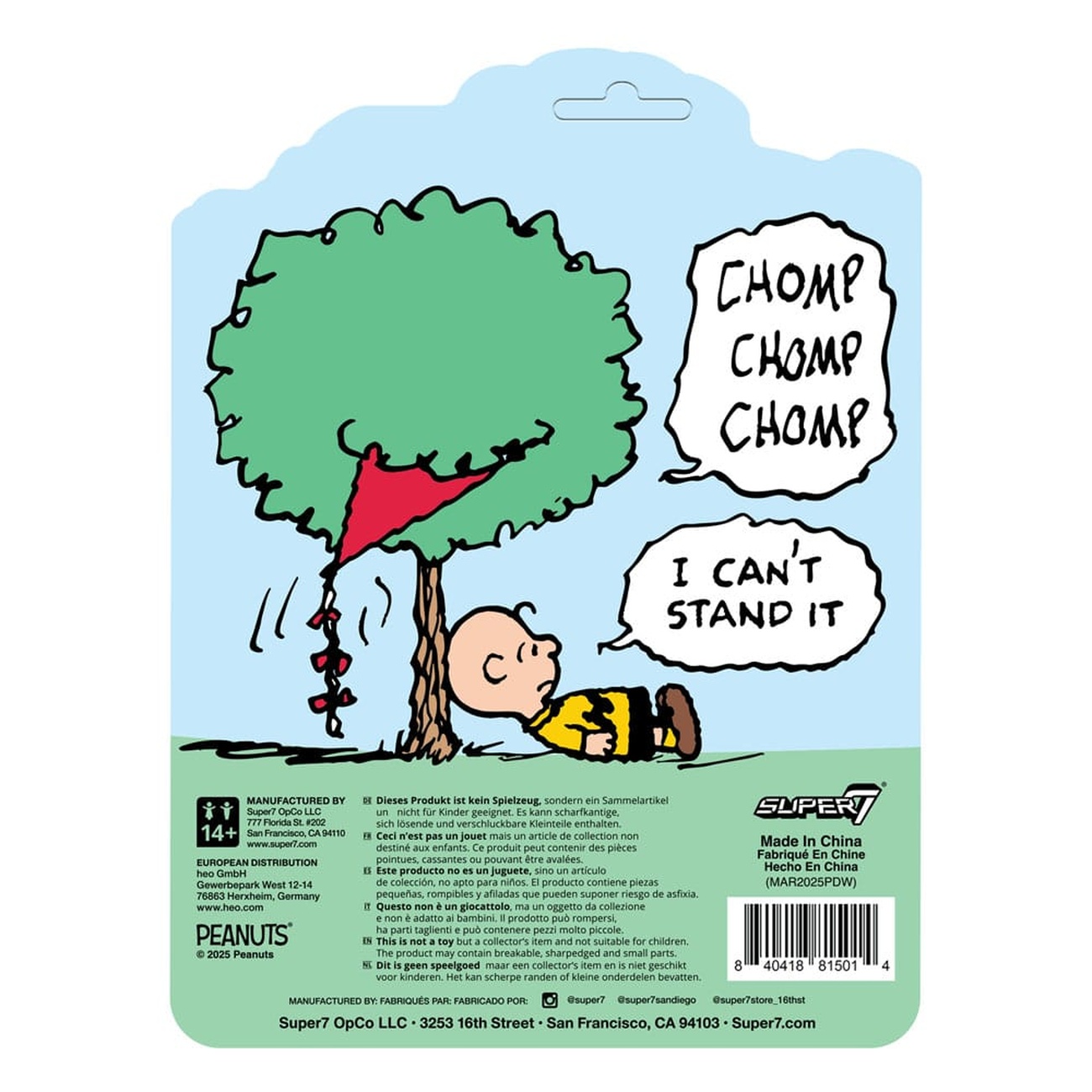 Peanuts figura de acción ReAction Charlie Brown and the Kite-Eating Tree (Comic Panel) 9 cm