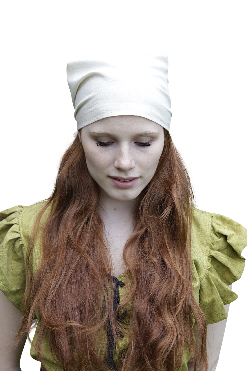 Medieval Headscarf Set Marianne Natural-Brown