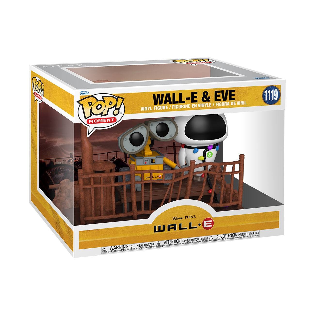 Wall-E POP Moment! Vinyl Figures 2-Pack Wall-E & Eve 9 cm