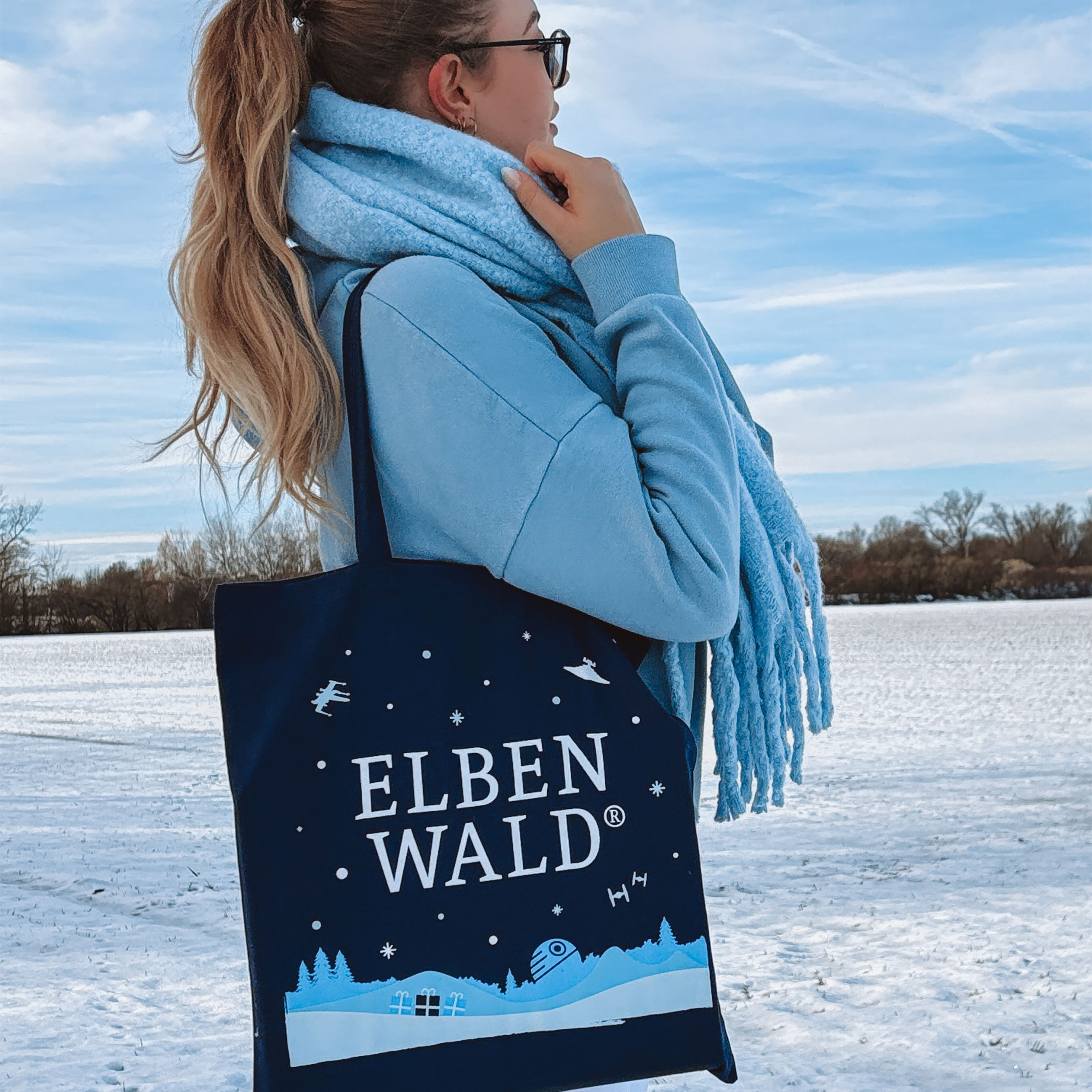 Elbenwald Christmas Jutebeutel