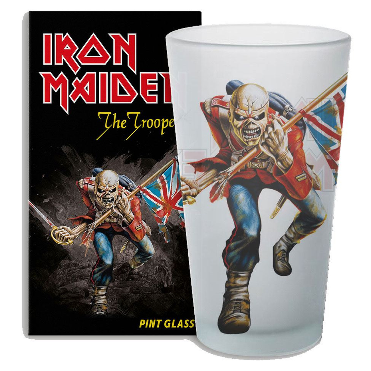 Bicchiere da birra Iron Maiden The Trooper
