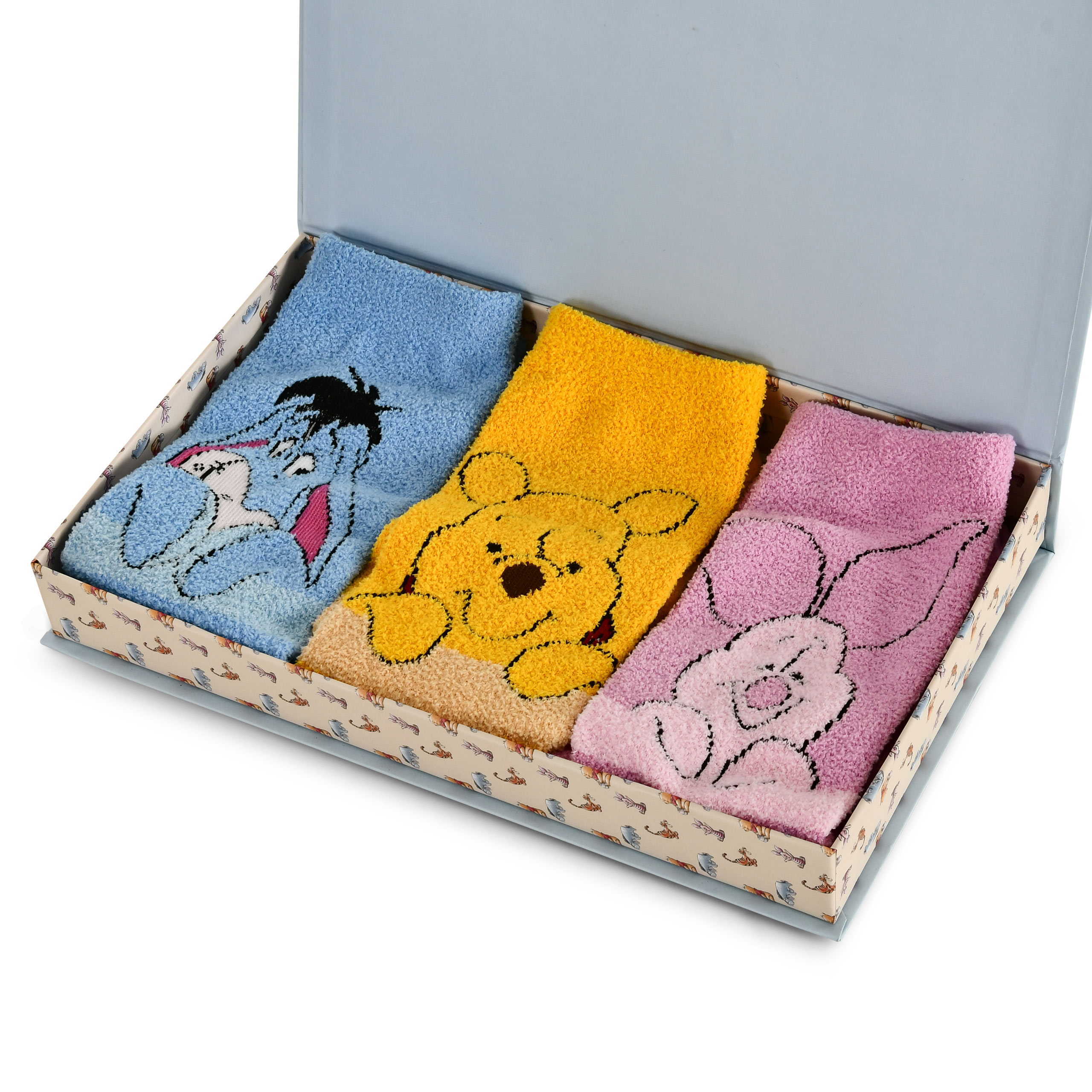 Nalle Puh - Vänner-strumpor 3-pack i presentask