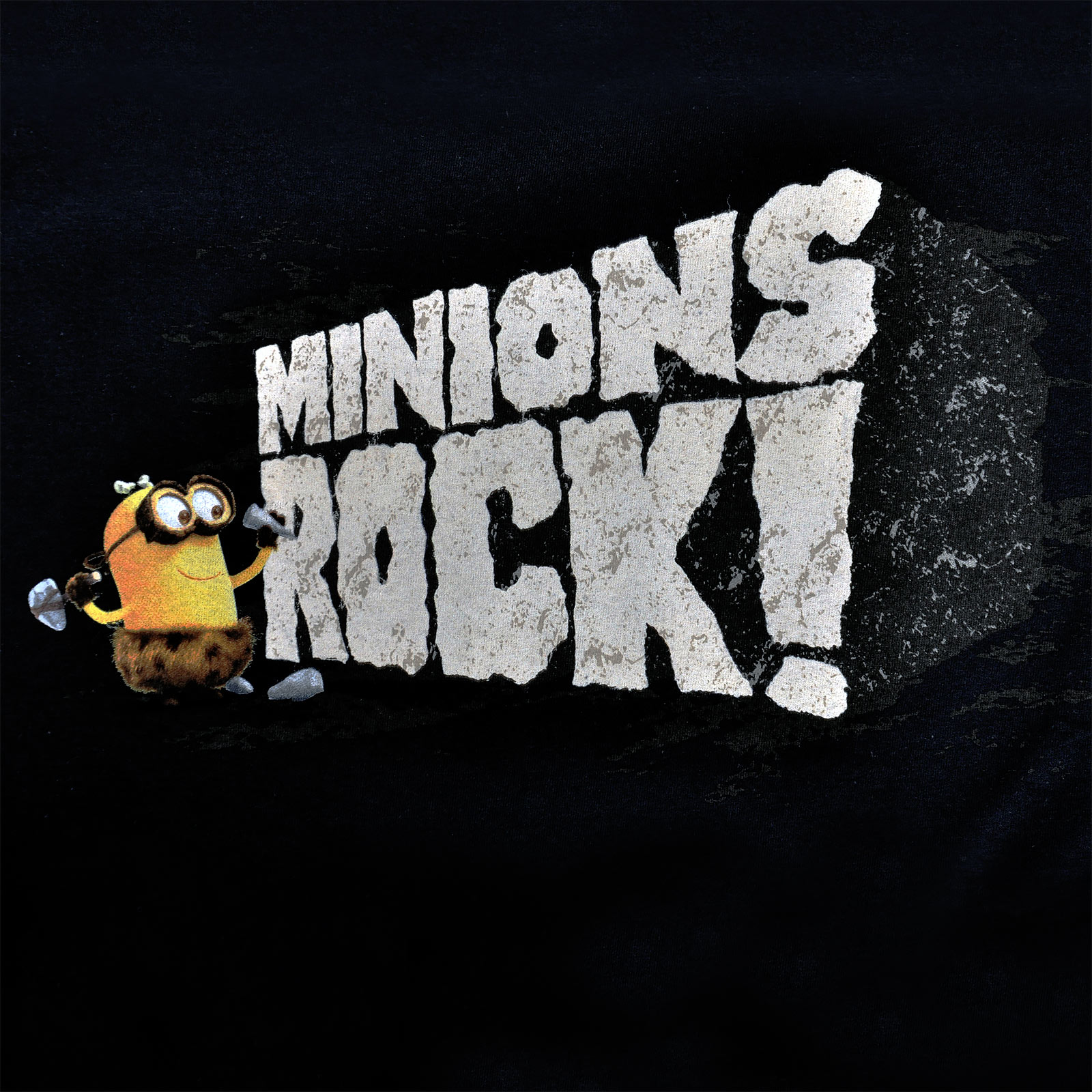 Minions - Rock! T-shirt noir