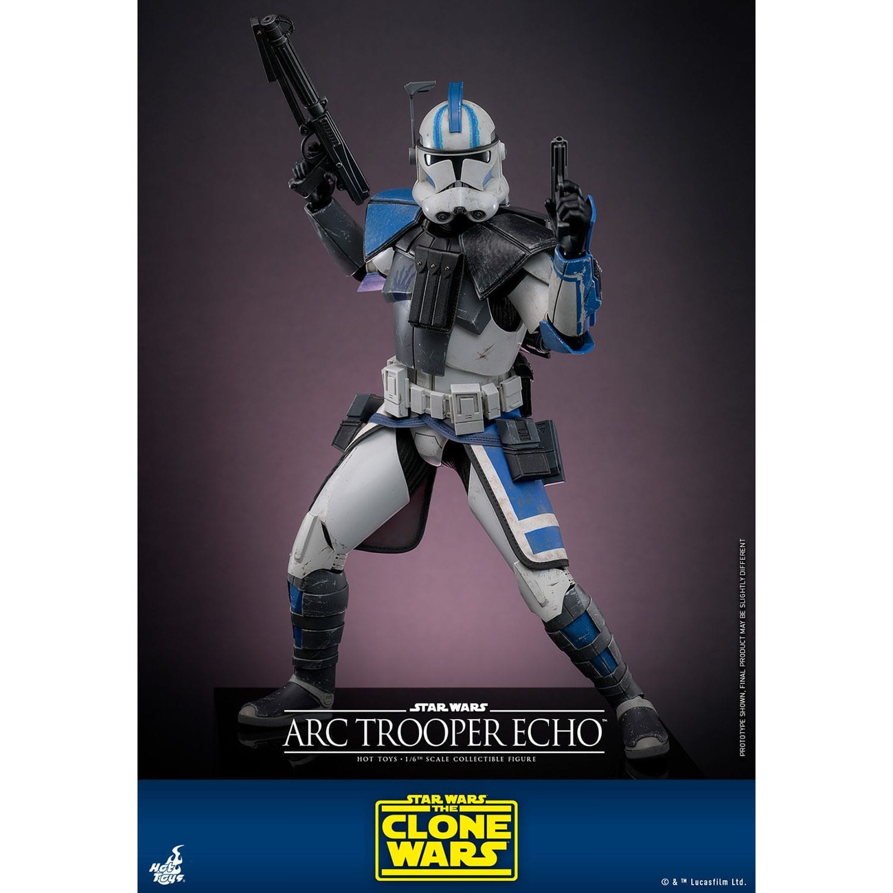 Star Wars: The Clone Wars Action figure 1/6 ARC Trooper Echo 30 cm