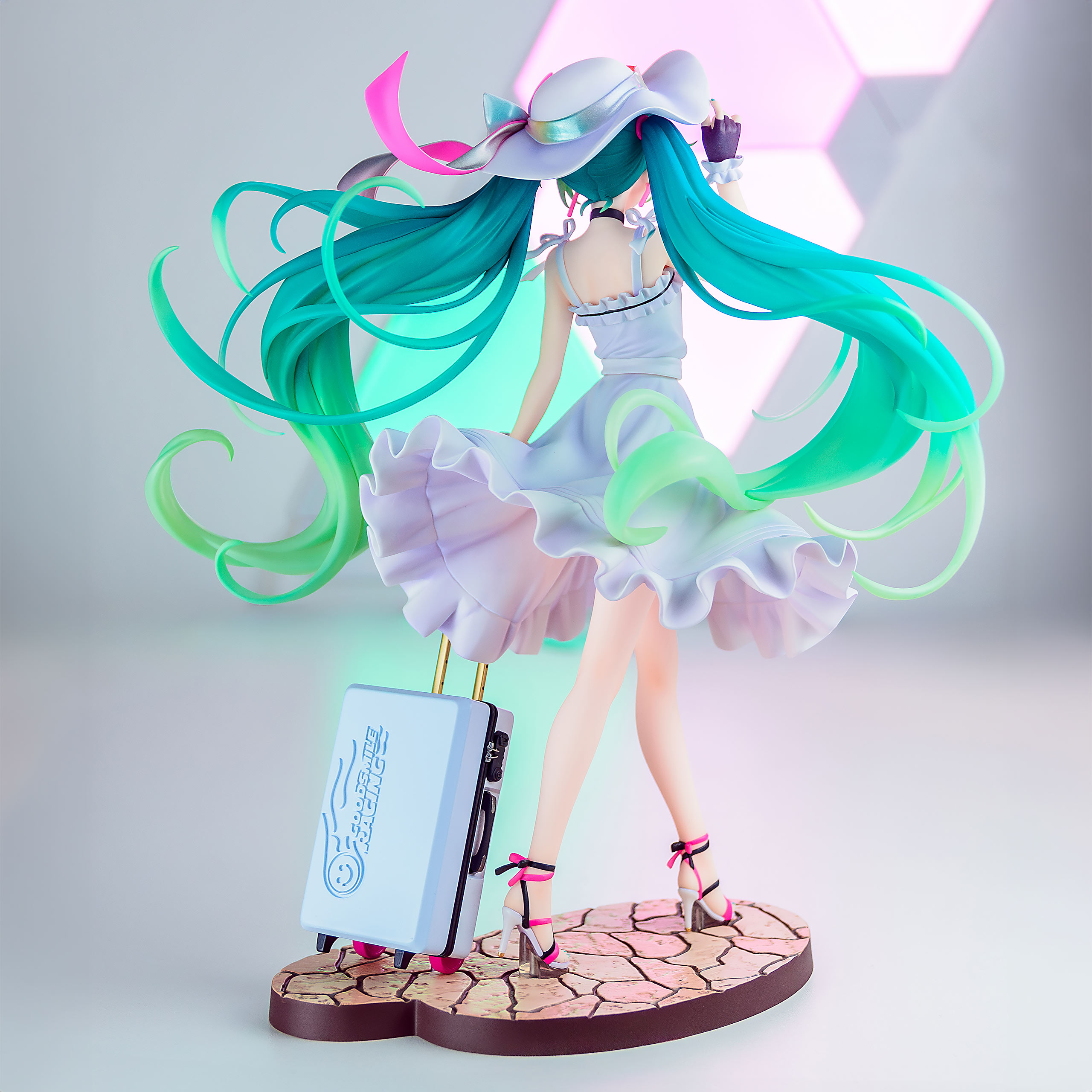 Hatsune Miku - Racing Miku 2021 Versión Privada Estatua 1:7