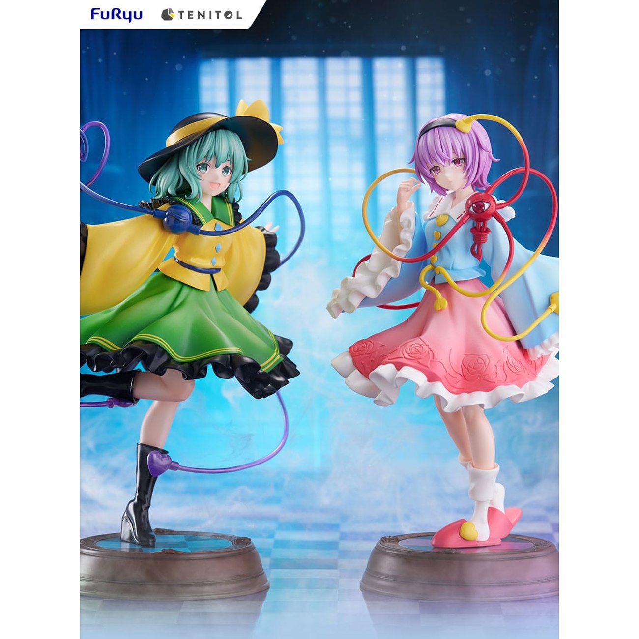 Touhou Project Tenitol PVC-beeld Koishi Komeiji & Satori Komeiji 22 cm
