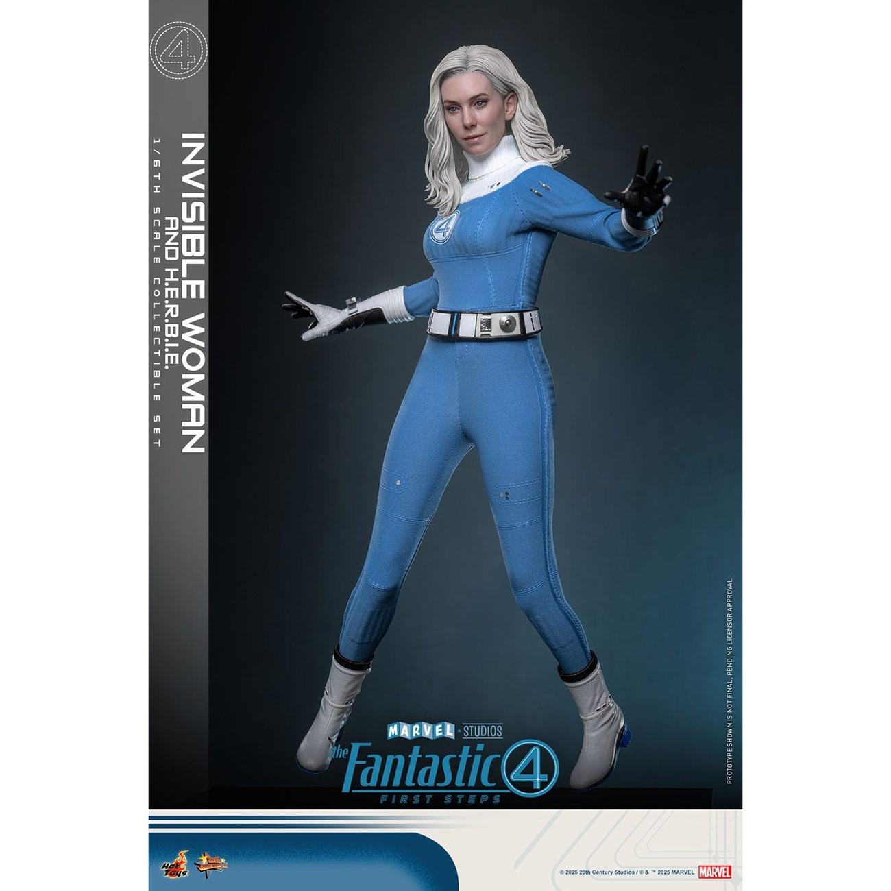 Les Quatre Fantastiques - Invisible Woman & H.E.R.B.I.E. coffret de figurines d’action Masterpiece 1:6