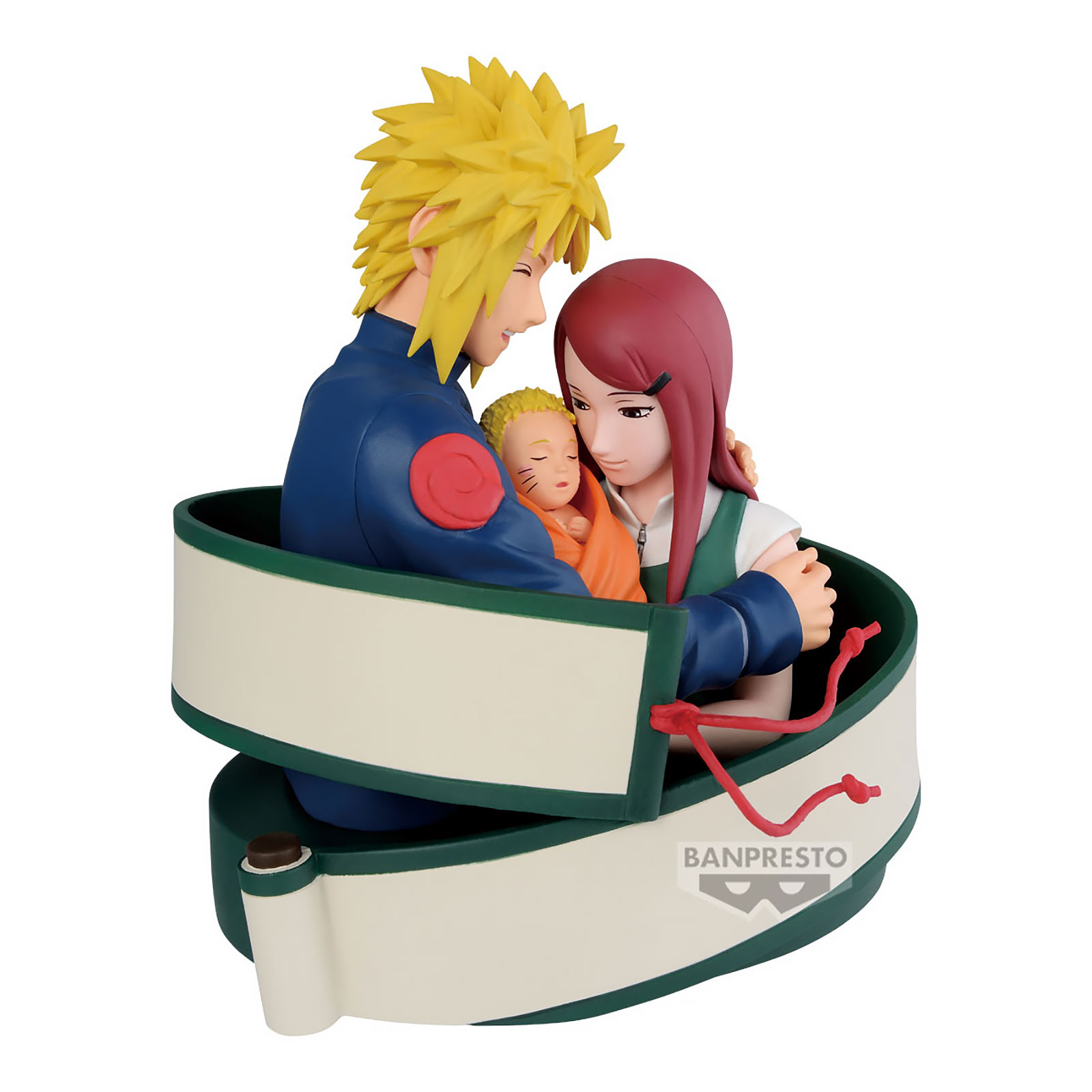 Naruto 72 Series - Set de figurines Minato, Naruto et Kushina