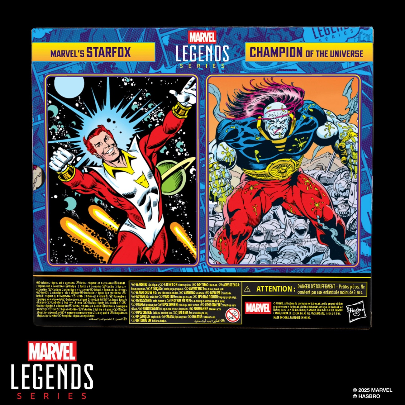 Marvel Legends Action Figures 2-Pack Marvel's Starfox & Champion of the Universe 15 cm