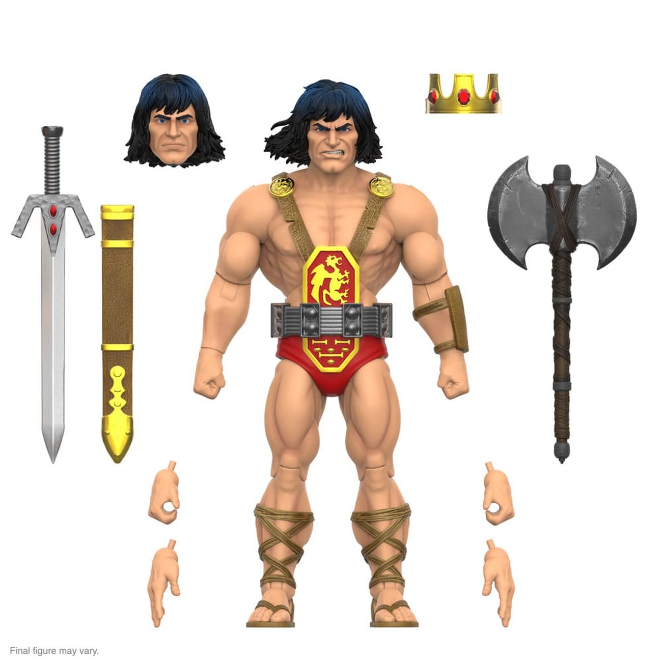 Conan il Barbaro action figure Ultimates Kull The Conqueror 18 cm