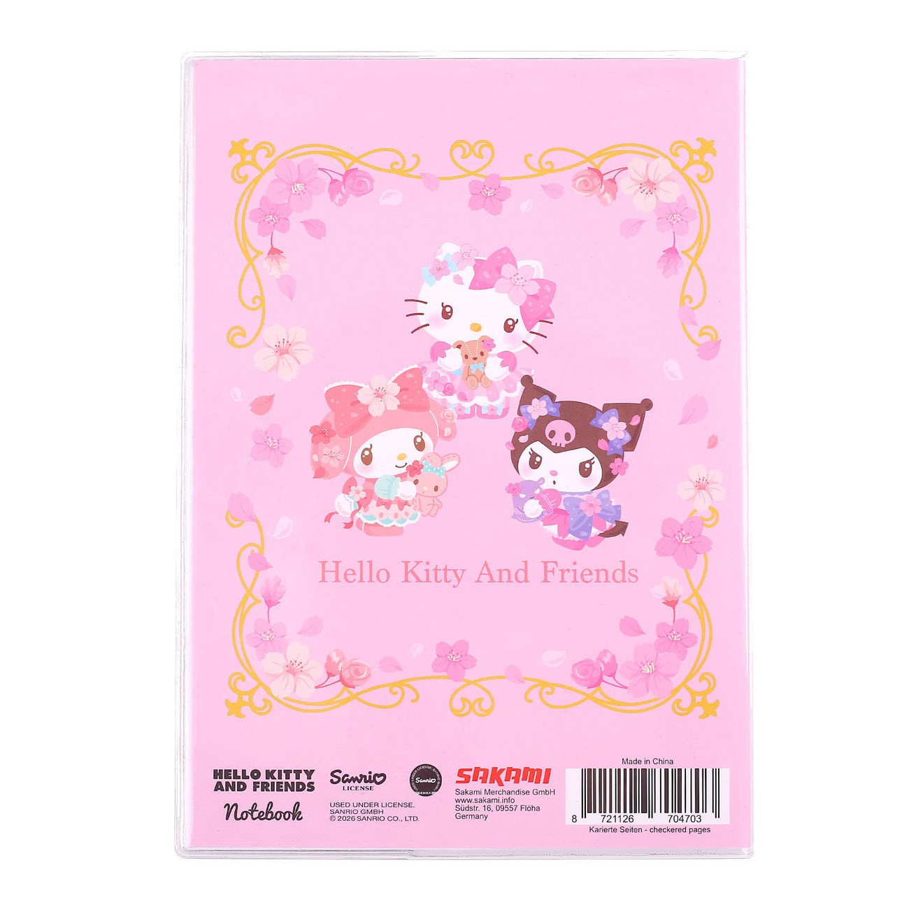 Sanrio Notebook Hello Kitty & Friends Sakura Series
