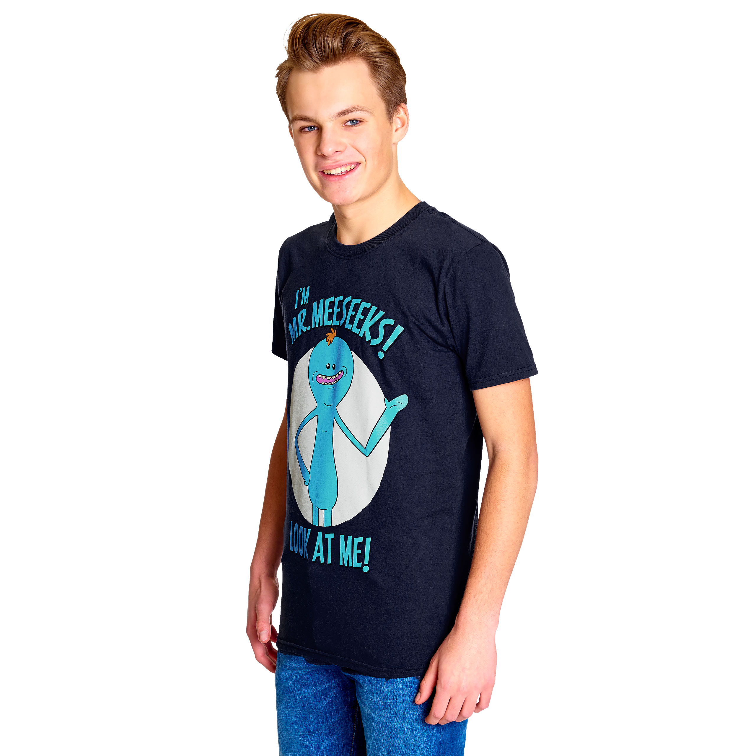 Rick and Morty - Mr. Meeseeks T-Shirt blue
