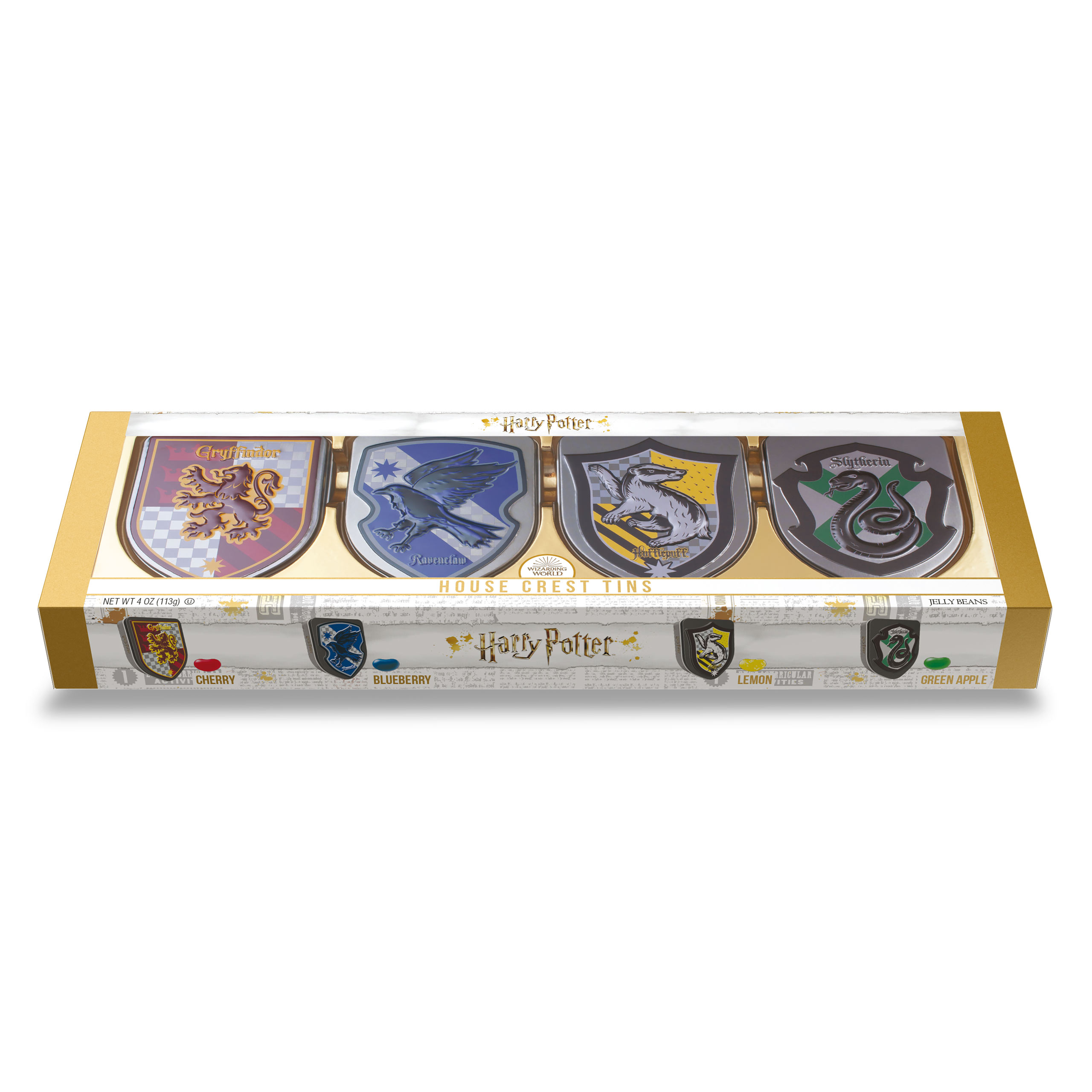 Harry Potter - House Crest Cans Set with Jelly Beans