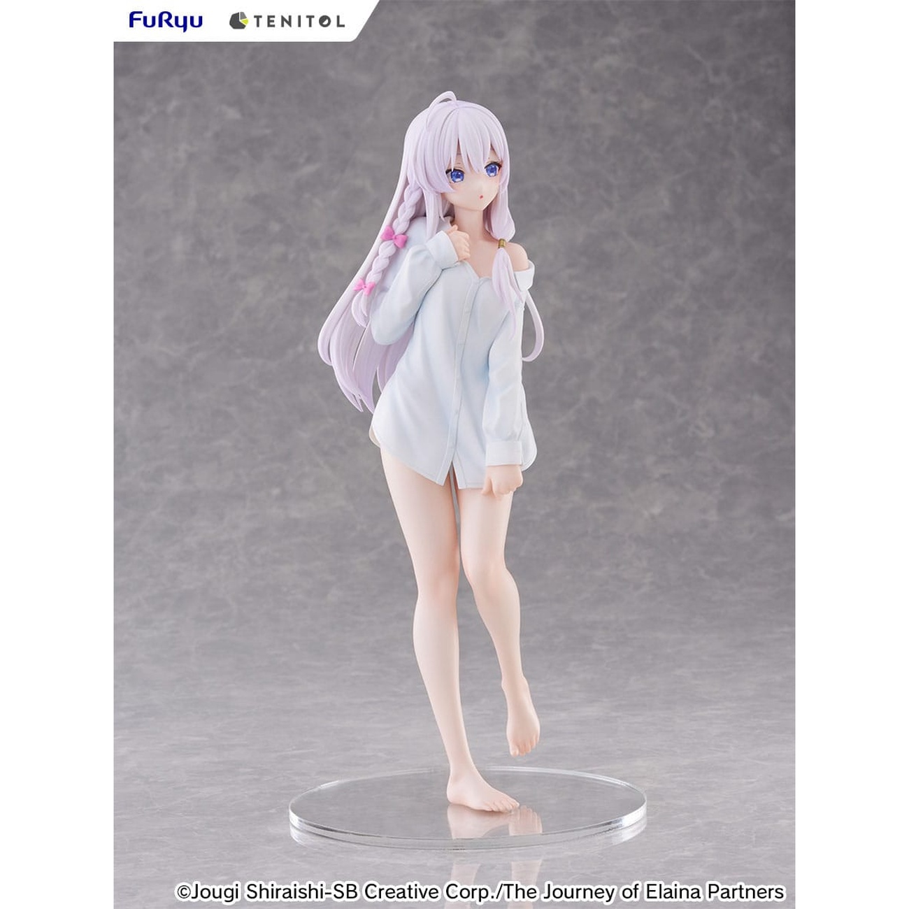 Wandering Witch: The Journey of Elaina Statua in PVC Tenitol Tall Elaina Shirt Ver. 30 cm