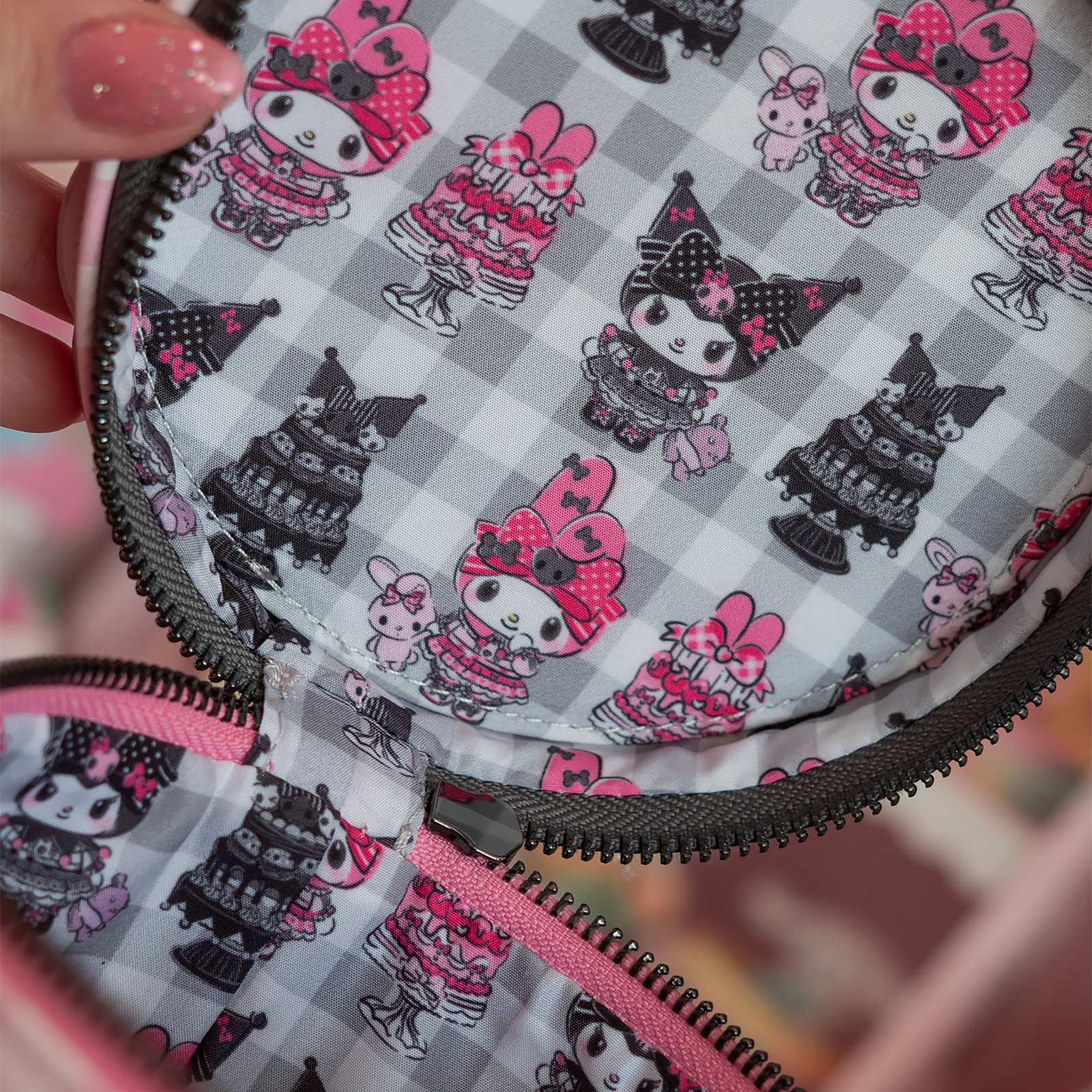 Sanrio - Borsa a tracolla My Melody e Kuromi