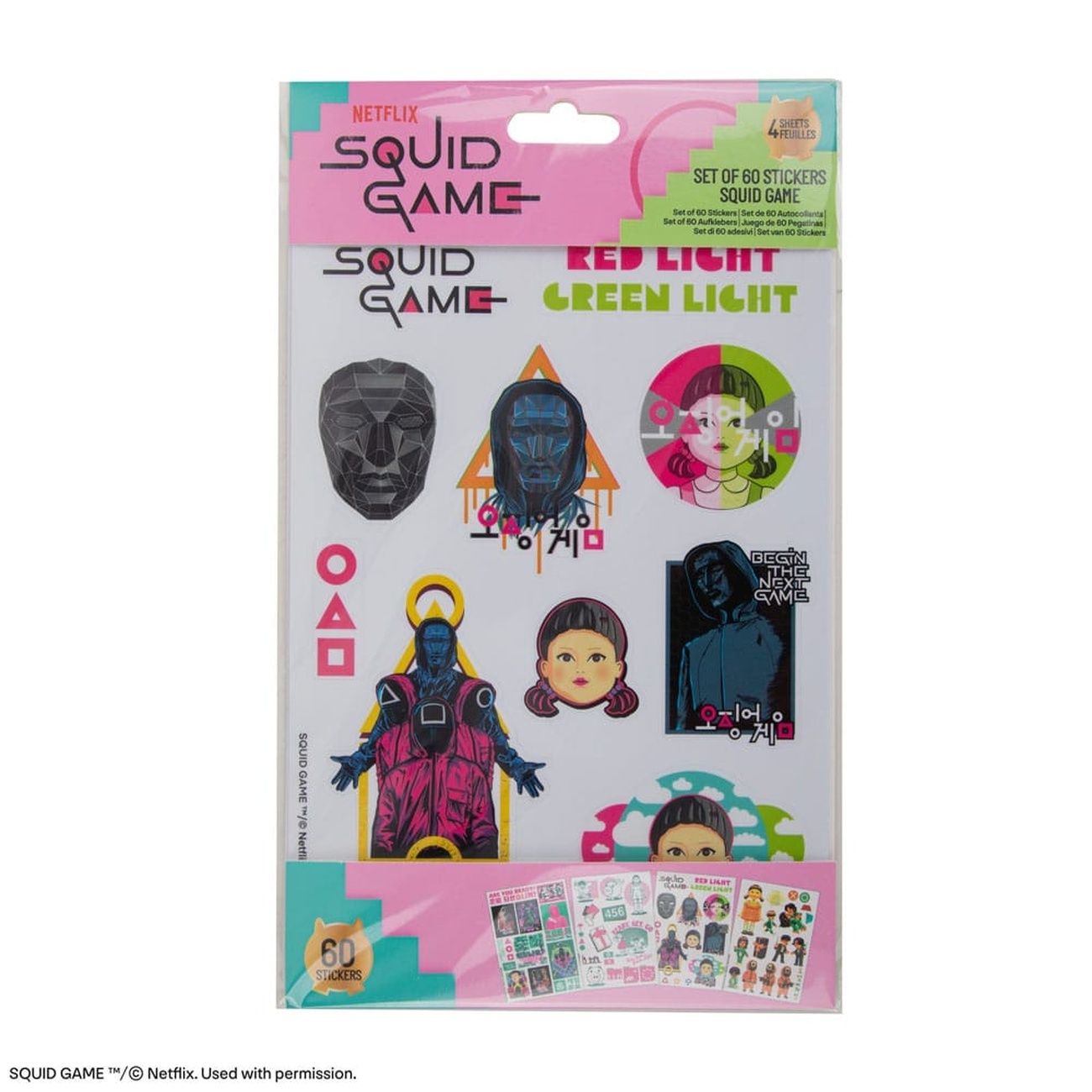 Squid Game Sticker Pack