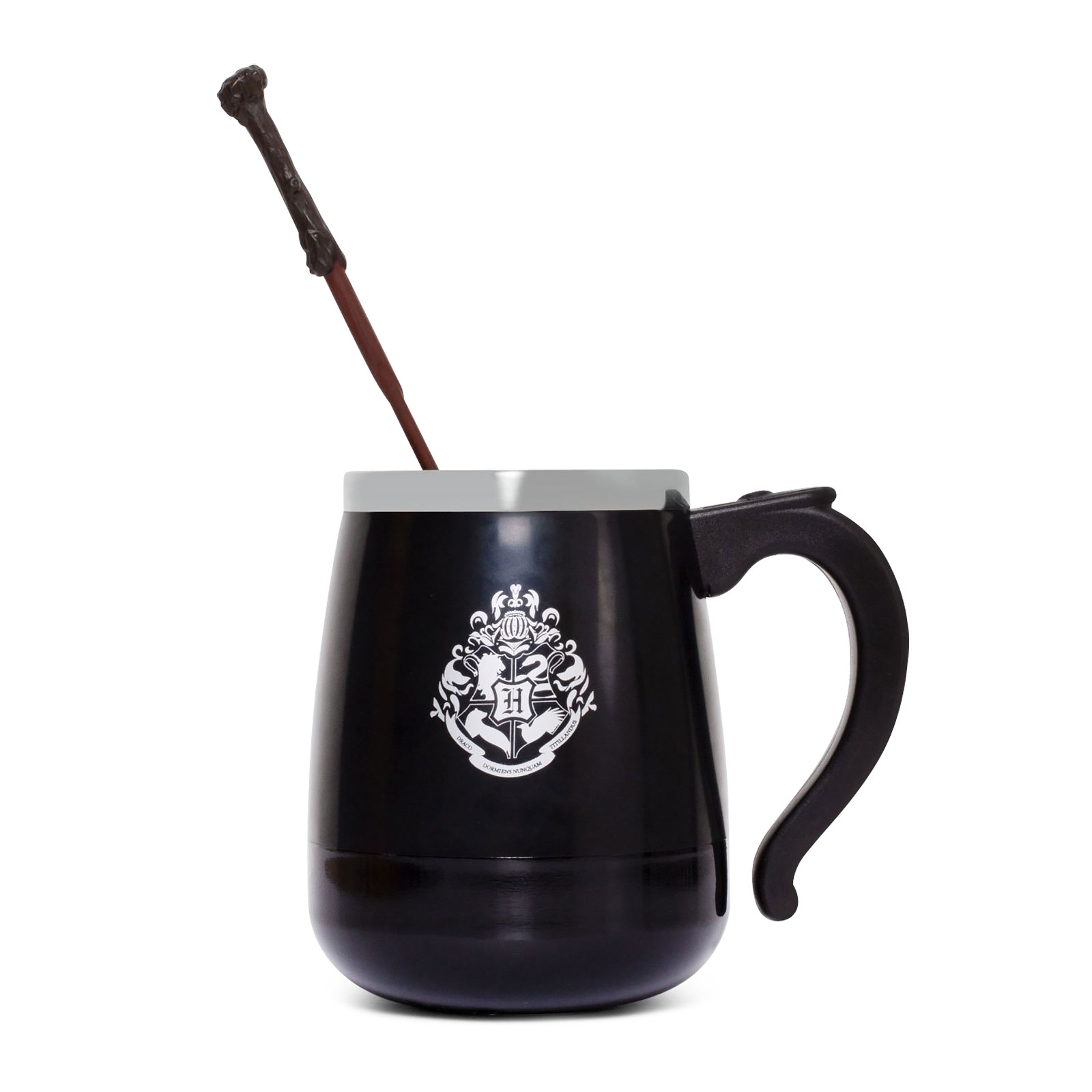 Harry Potter - Mug Hogwarts avec fonction de remuage et baguette magique