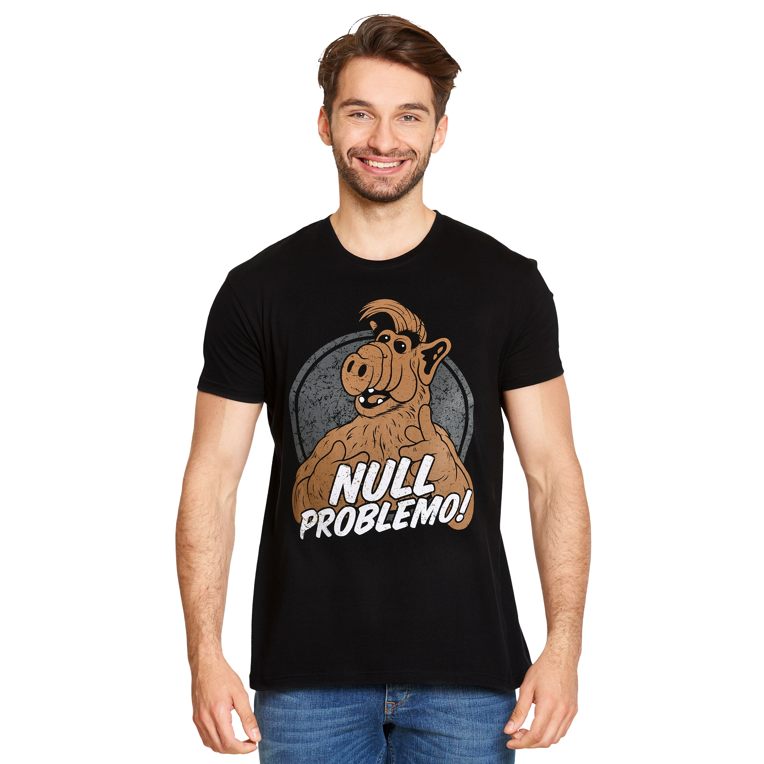 Null Problemo! T-Shirt für Alf Fans schwarz