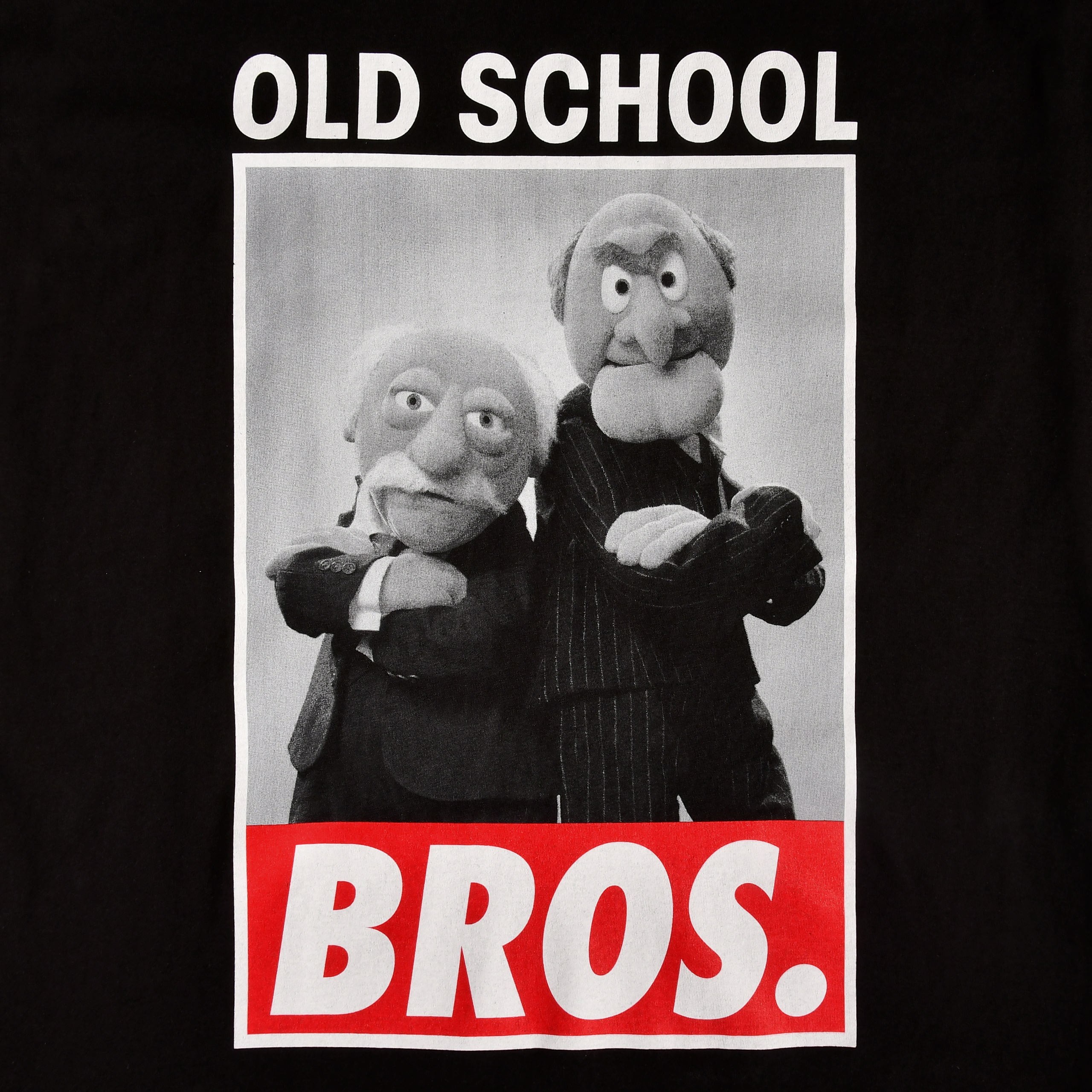 Muppets - Old School Bros. T-Shirt zwart