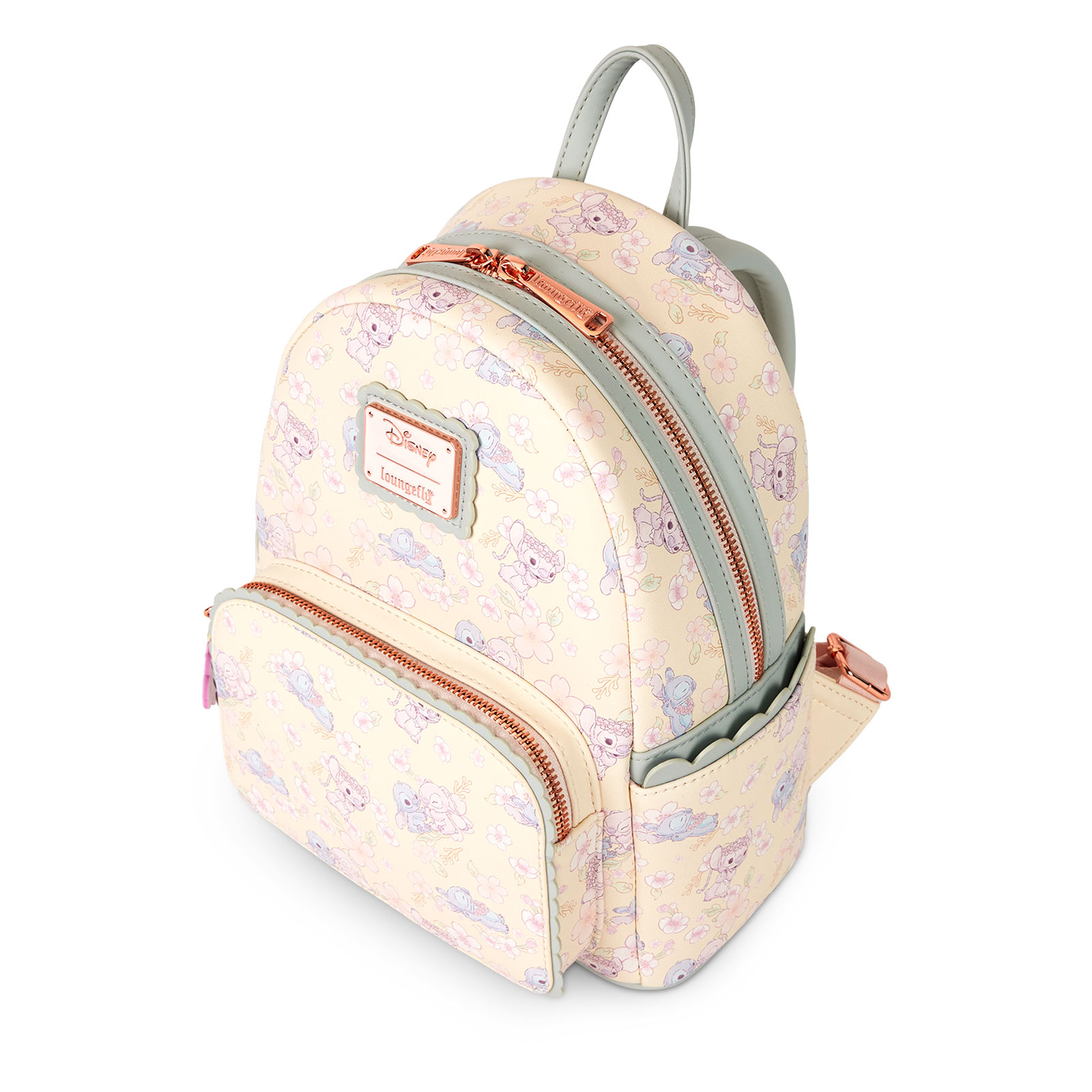 Lilo & Stitch - Angel y Stitch Cherry Blossom Mini Mochila