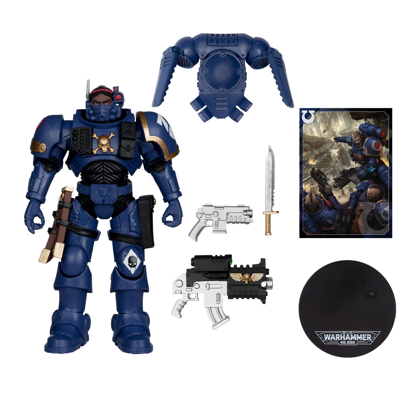 Warhammer 40k - Lieutenant in Phobos Armor (Ultramarines) Actionfigur 18cm