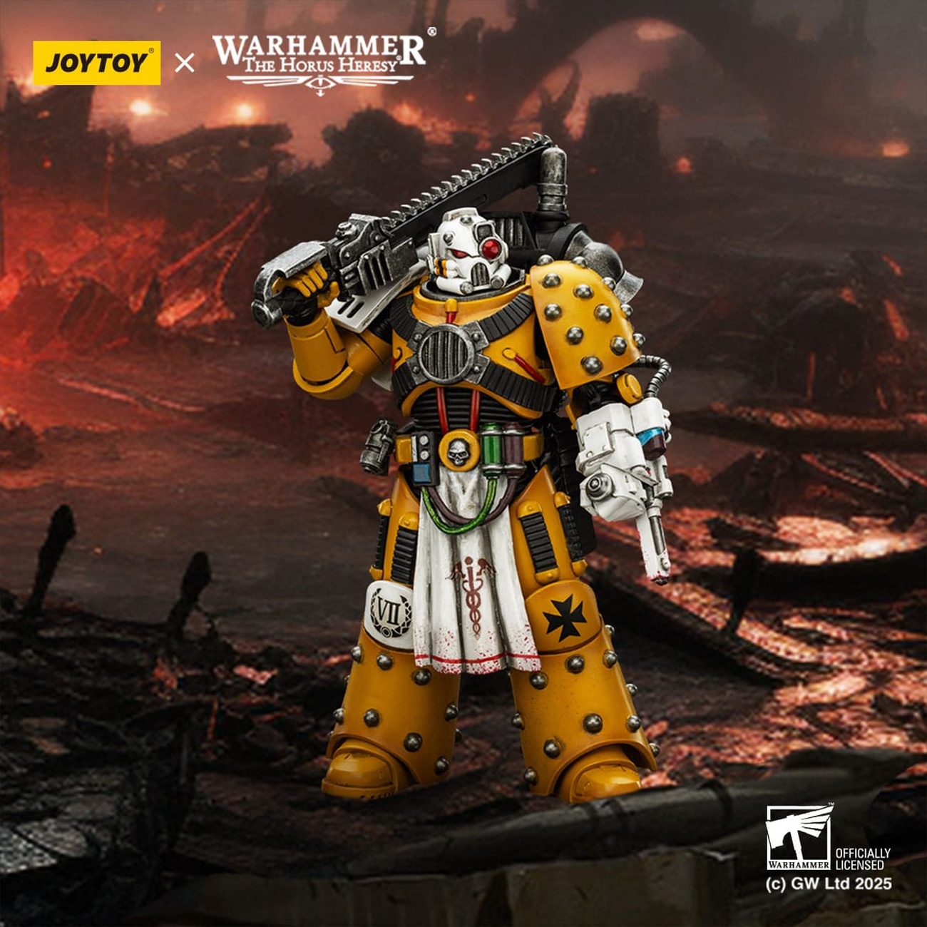 Warhammer 40k: Imperial Fists - Legion Apothecary Actionfigur 12cm