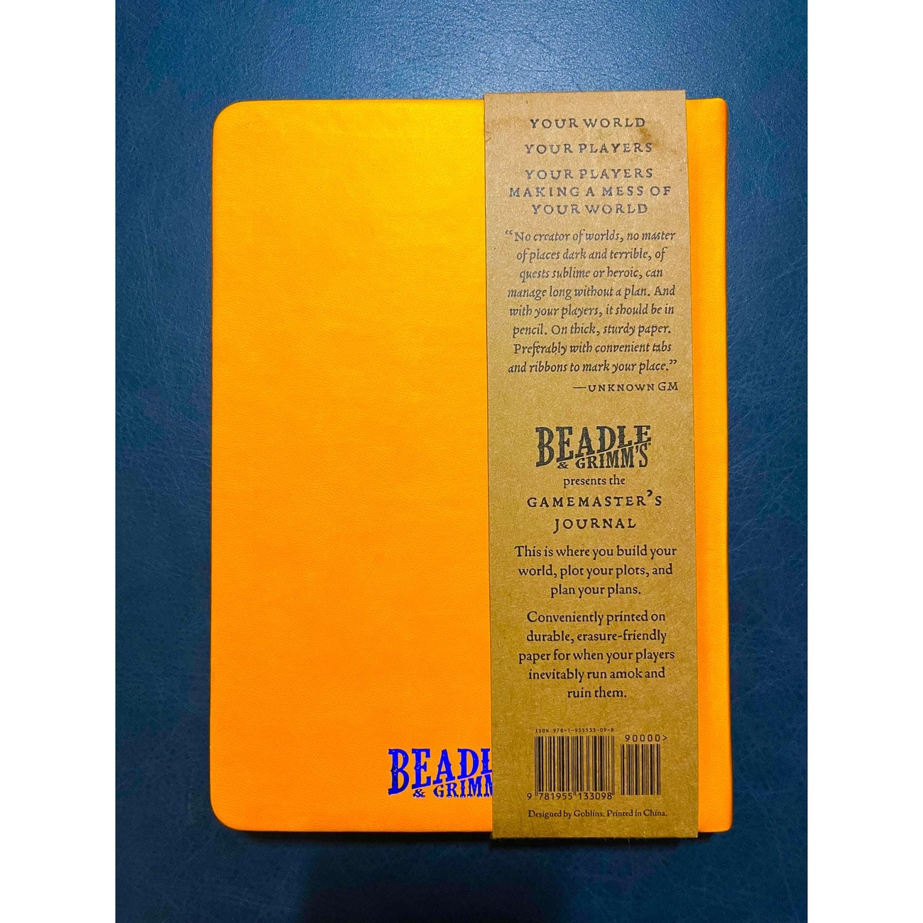 Notizbuch A5 Gamemaster's Journal Orange Portal