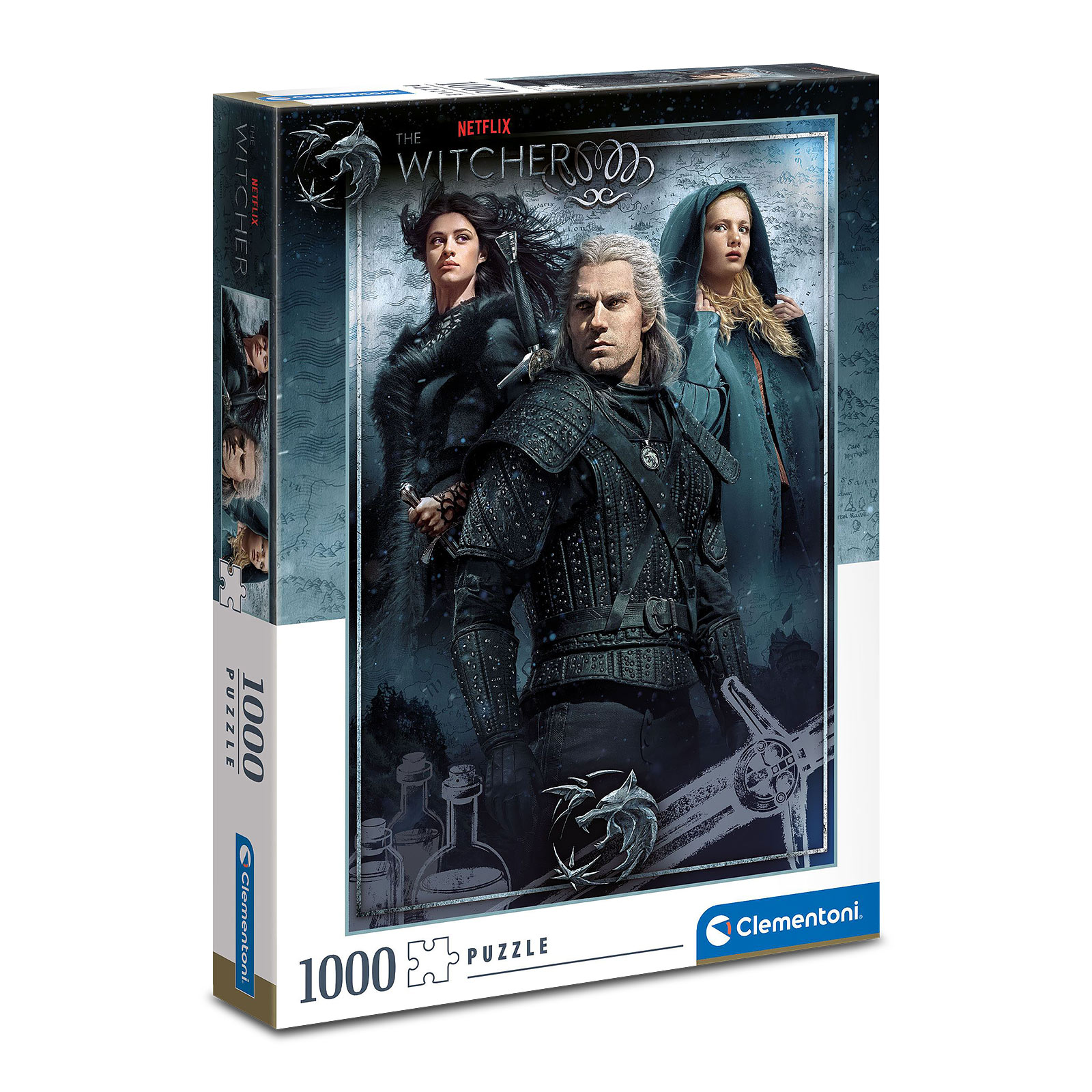 Witcher - Ciri, Yennefer & Geralt Puzzle 1000 Pieces