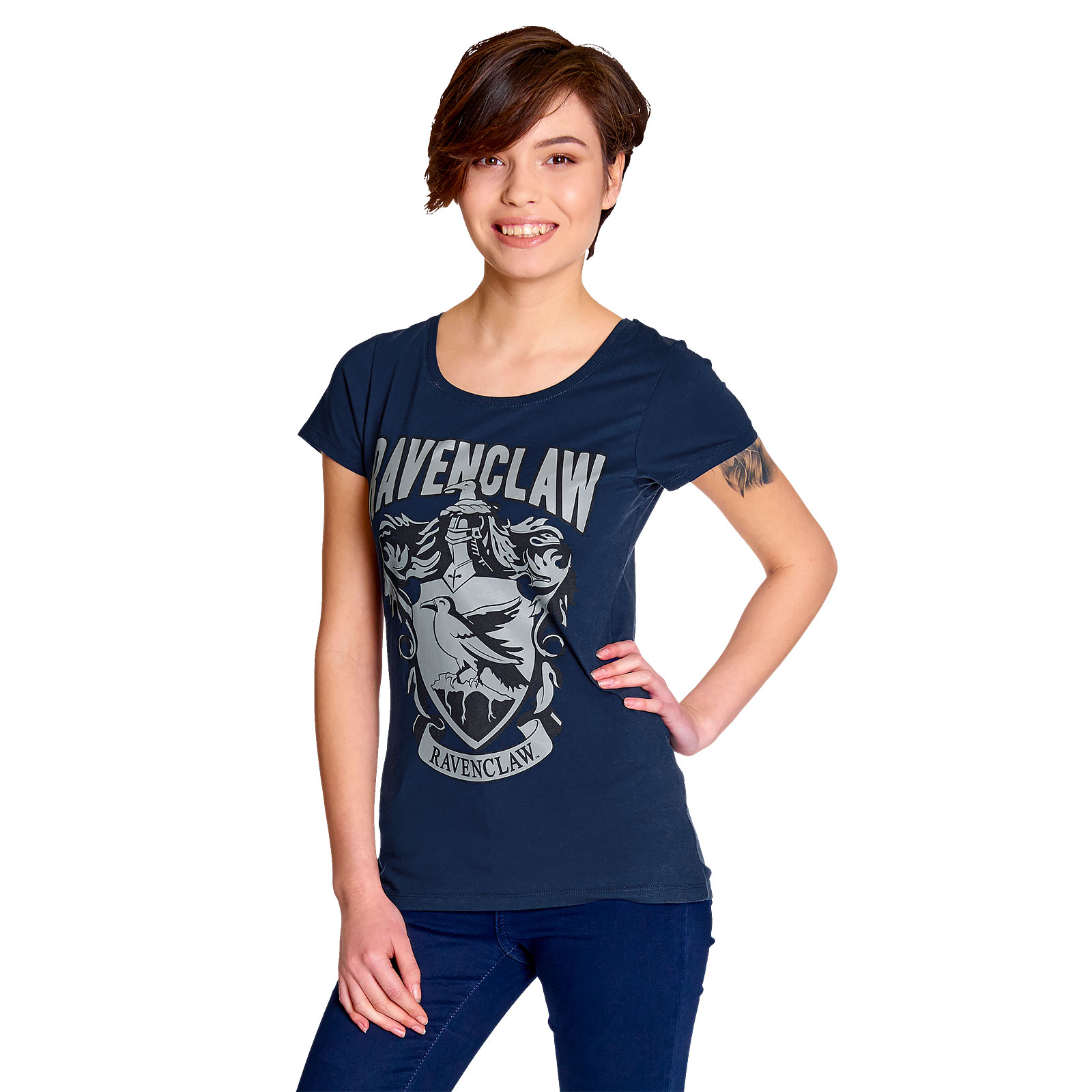 Harry Potter - Ravenclaw Wappen T-Shirt Damen blau