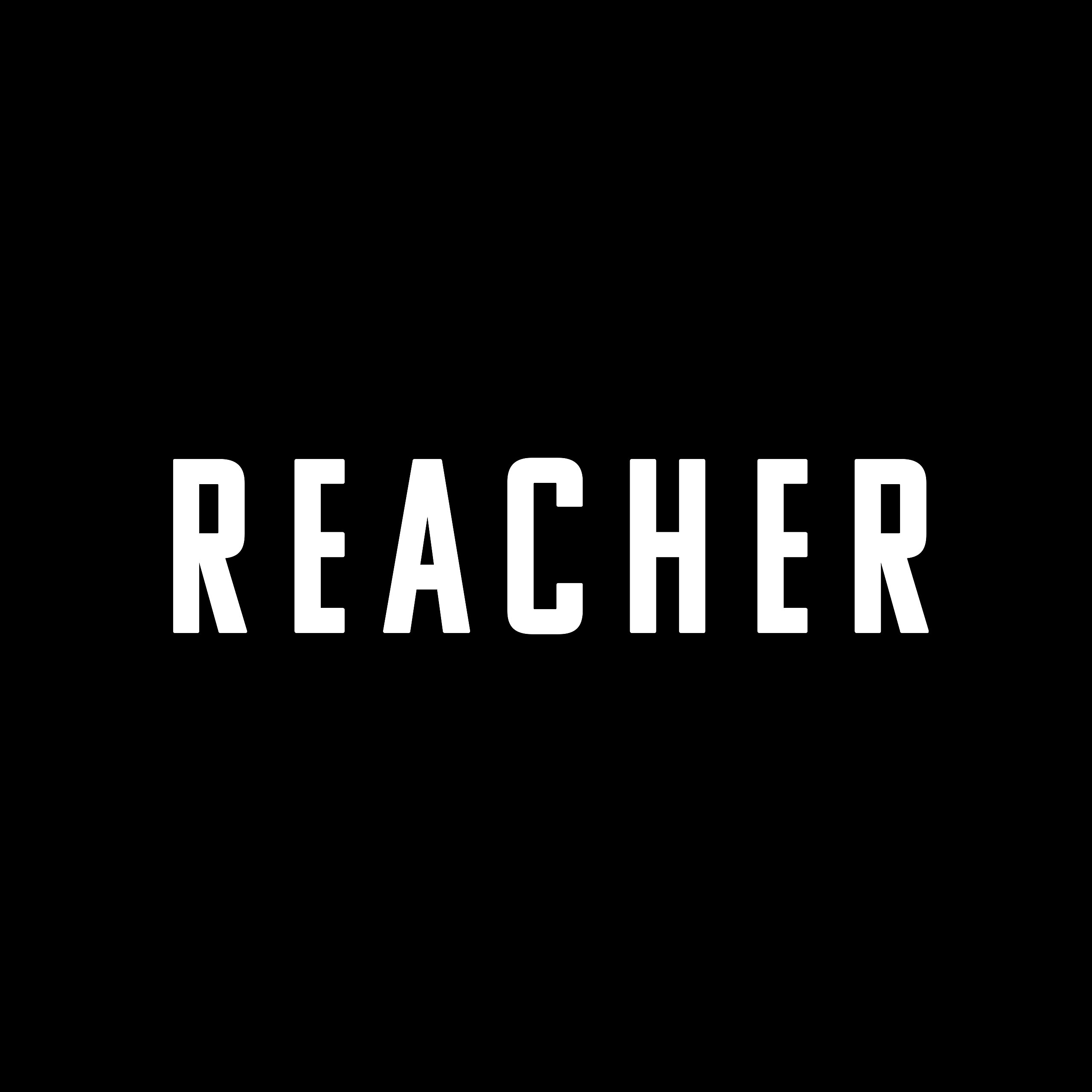 Logo T-Shirt voor Jack Reacher Fans Zwart