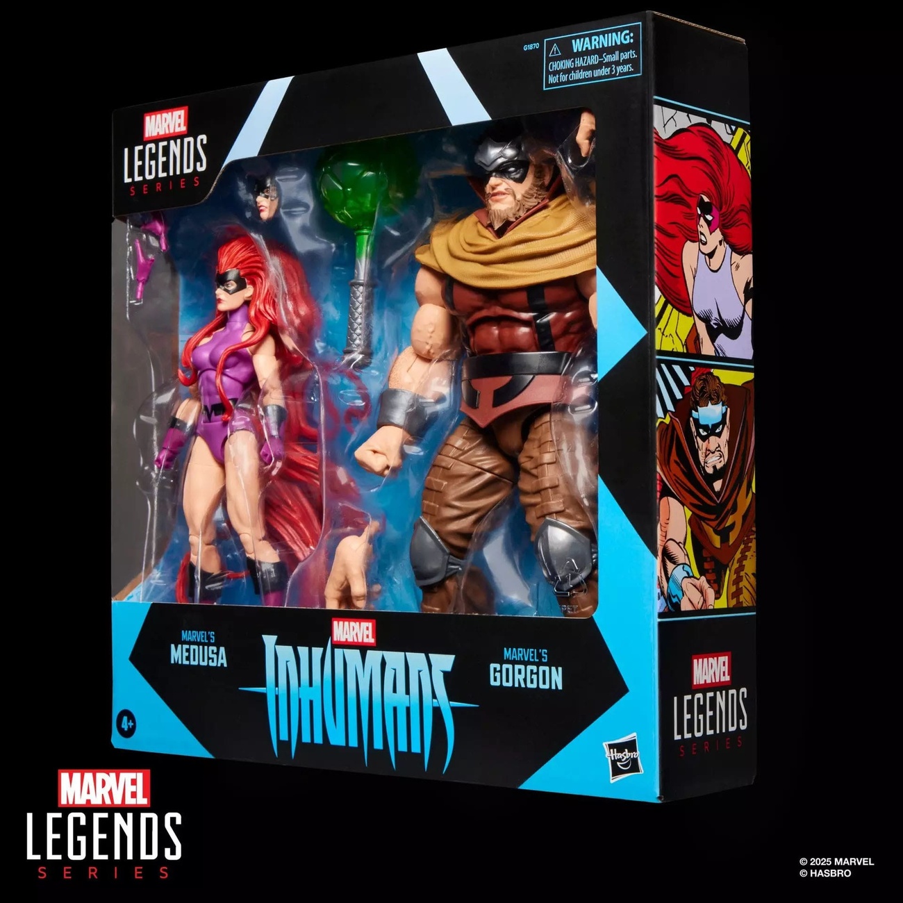 Inhumans Marvel Legends 2-pack actionfigurer – Marvel's Medusa & Marvel's Gorgon 15 cm