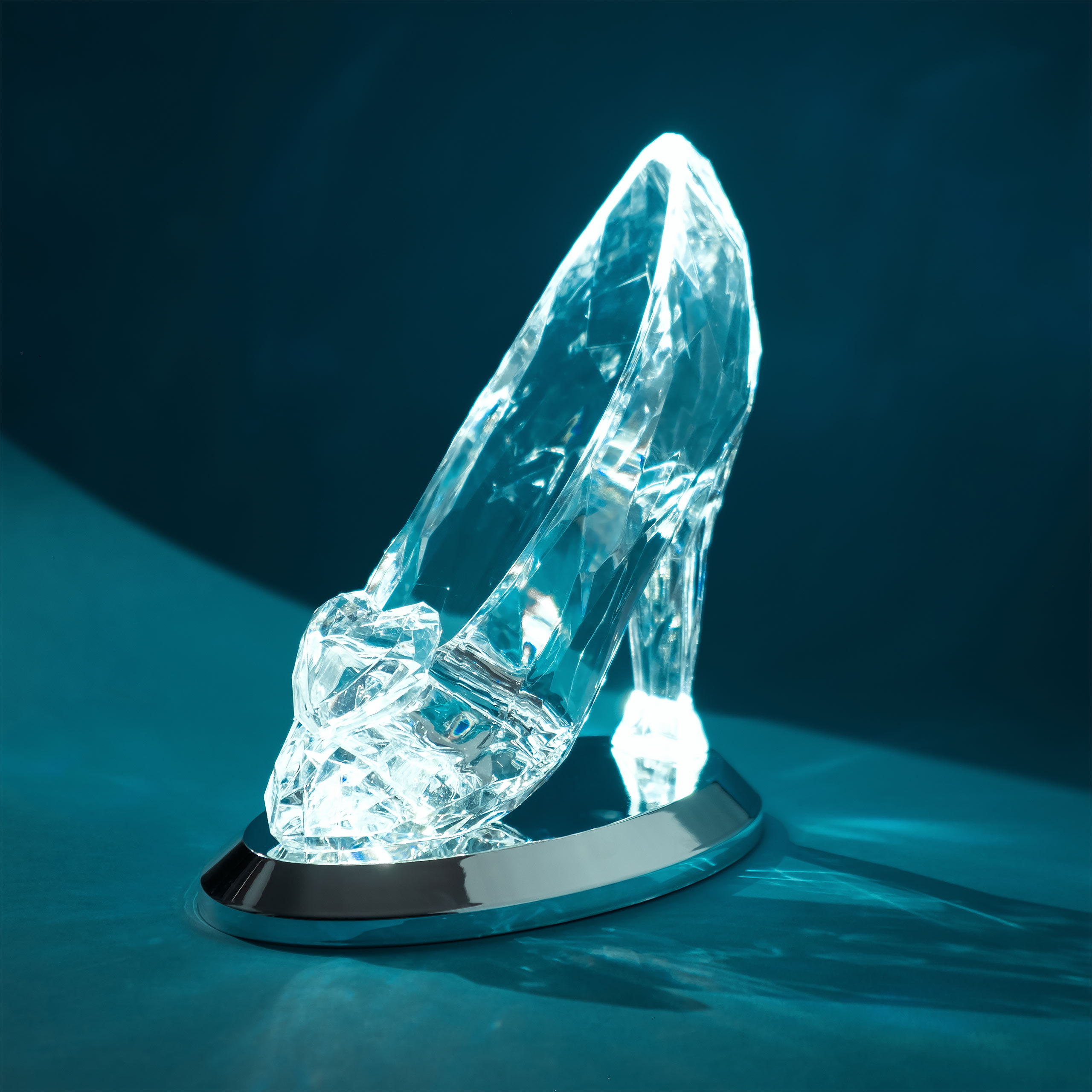 Cinderella - Lampada da tavolo con scarpetta di vetro