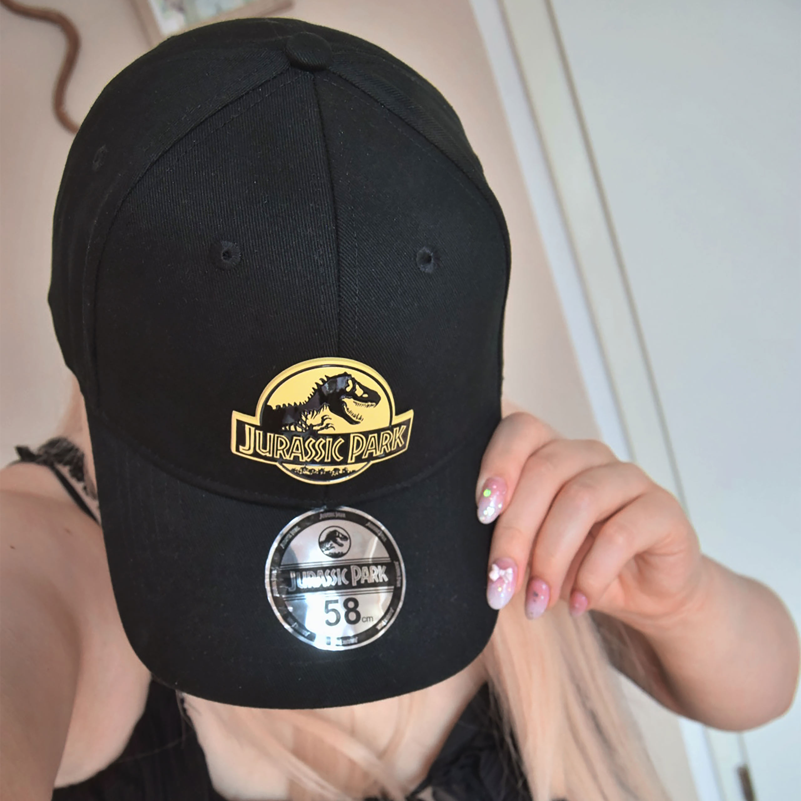 Jurassic Park - Gorra con Logo de Metal