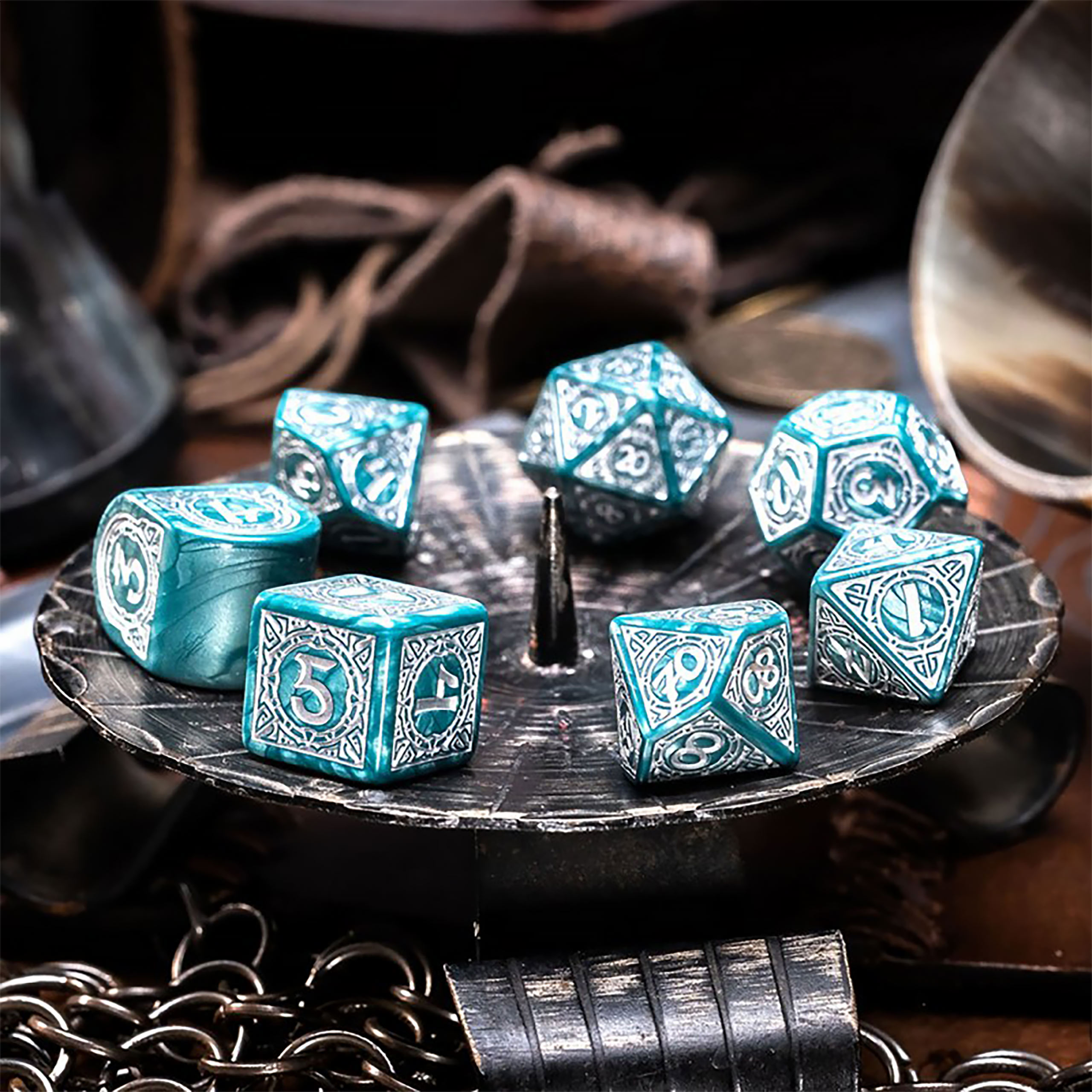 Viking - Set de Dés Mjolnir 7 pièces