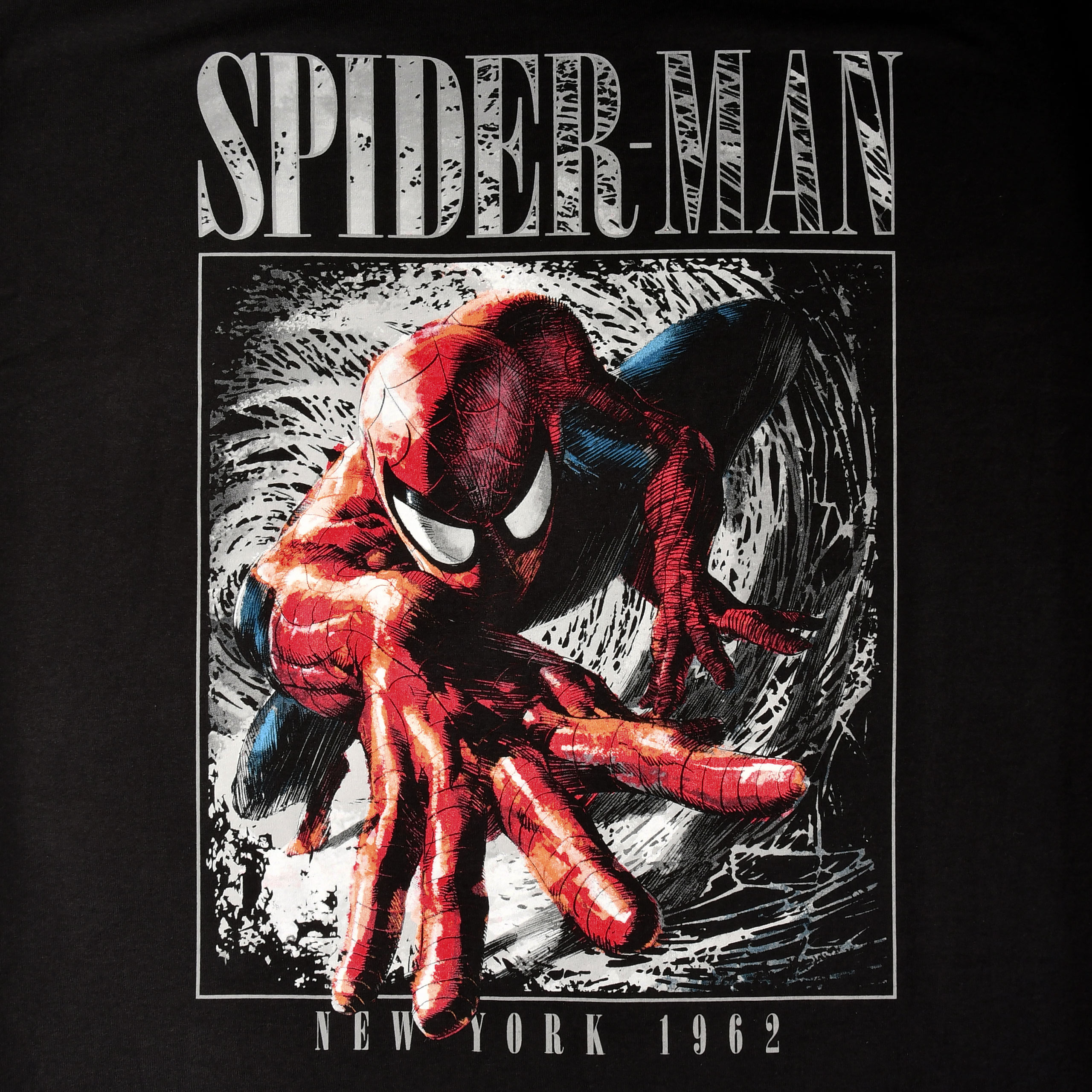 Spider-Man - New York 1962 Zwart T-Shirt
