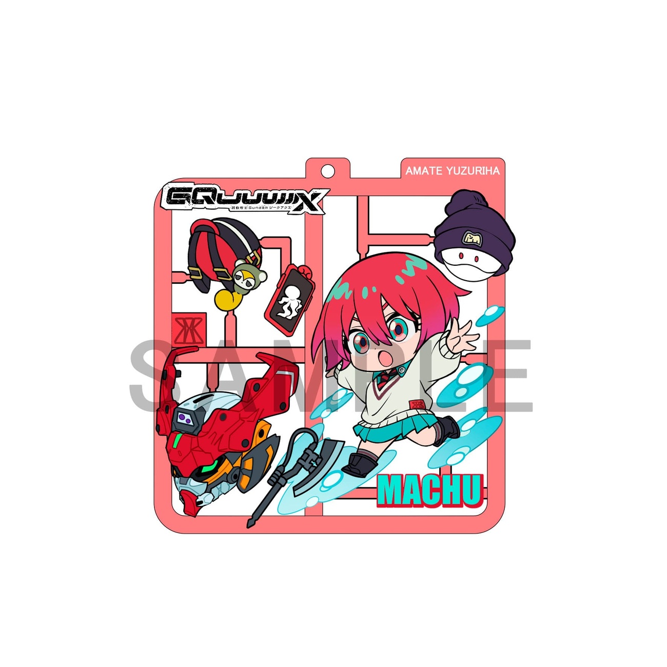 Mobile Suit Gundam GQuuuuuuX Plat Collection Pendant Assortment (4)