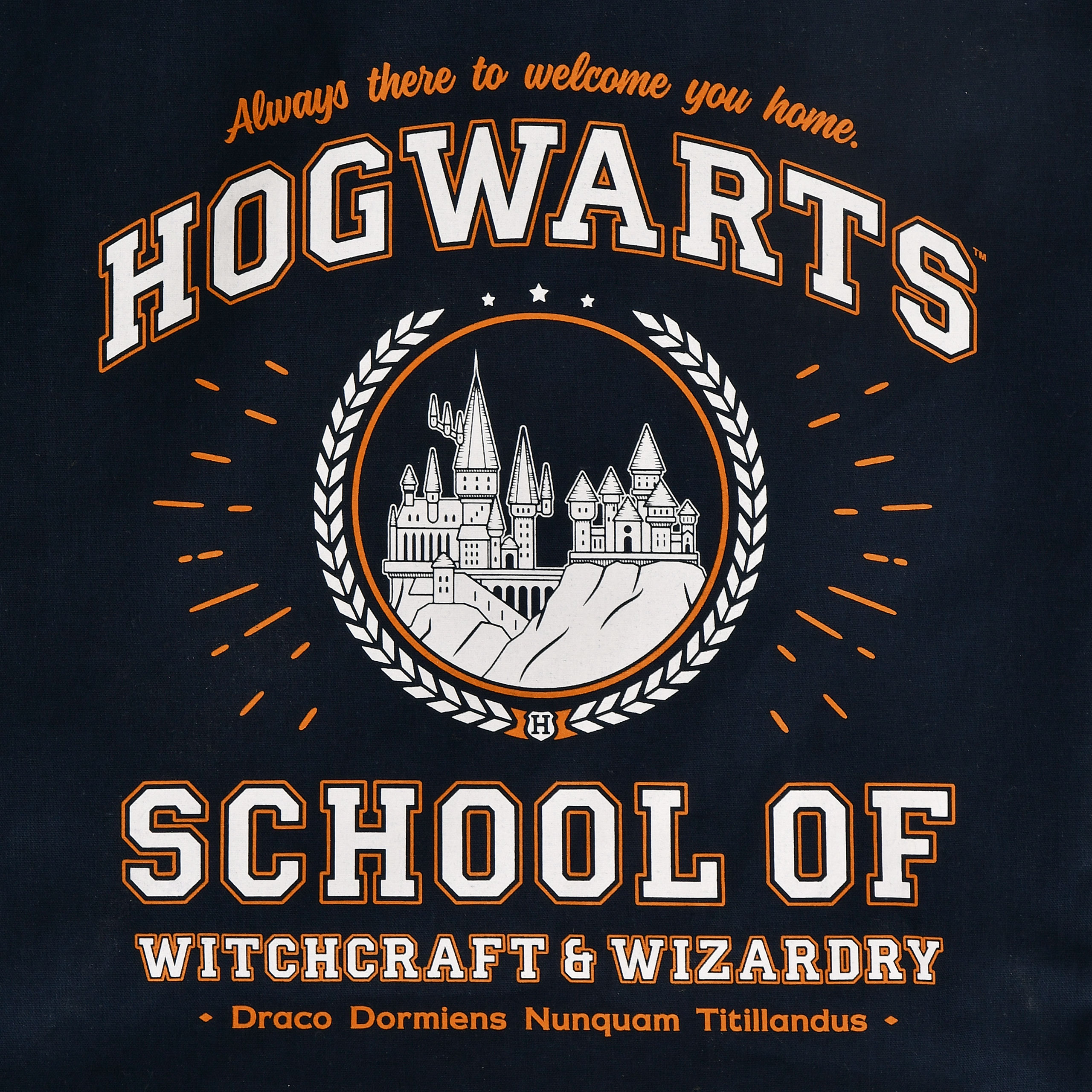 Hogwarts School Jute Tas Blauw - Harry Potter