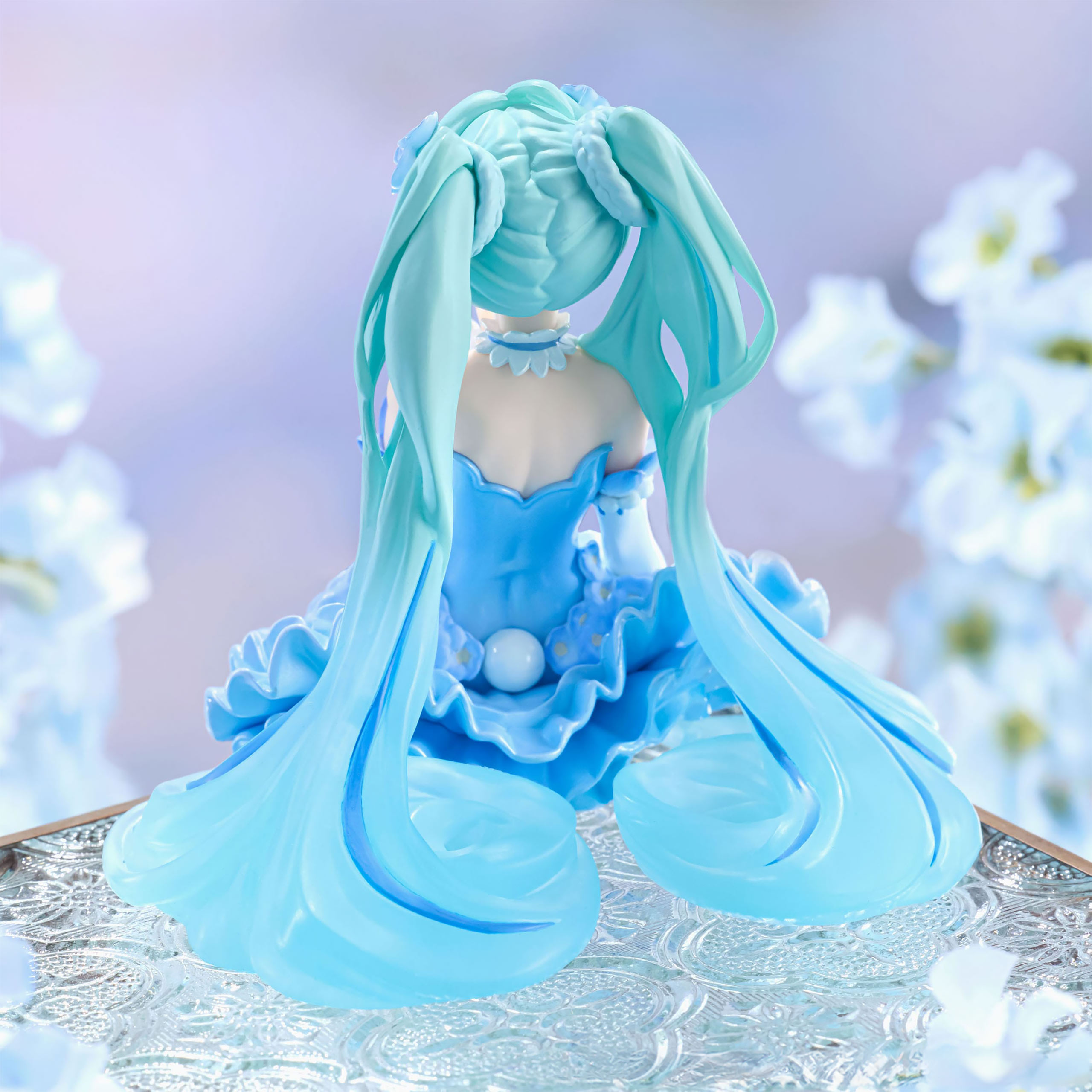 Hatsune Miku - Noodle Stopper Figur Flower Fairy Nemophila Pail Blue Color Version