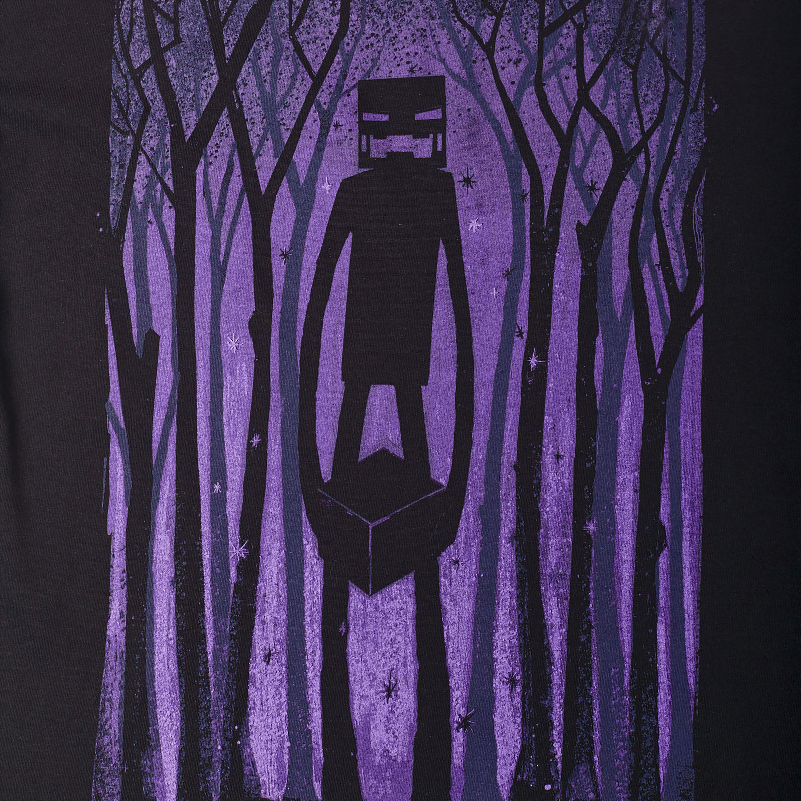 Minecraft - T-shirt Enderman Shadow noir