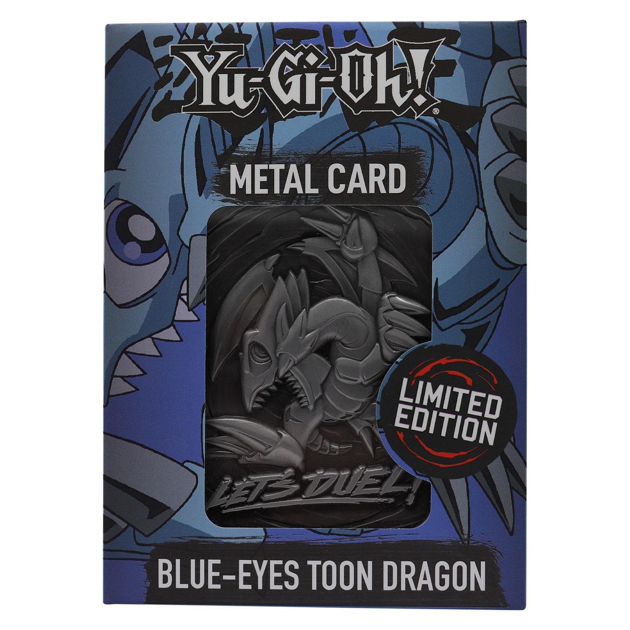 Yu-Gi-Oh! Carte réplique Blue Eyes Toon Dragon Édition Limitée