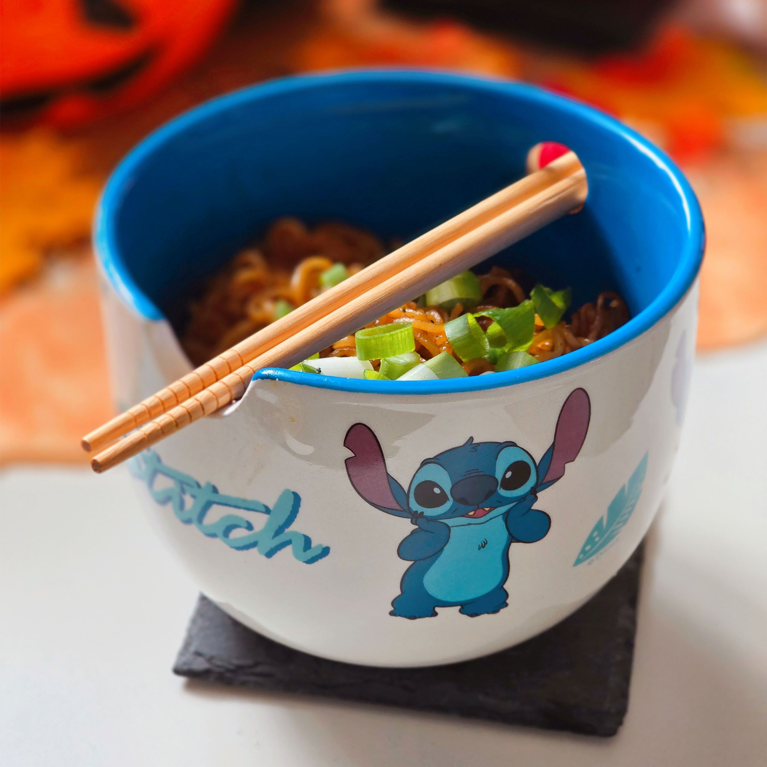 Ciotola Ramen Stitch Aloha con Bacchette - Lilo & Stitch