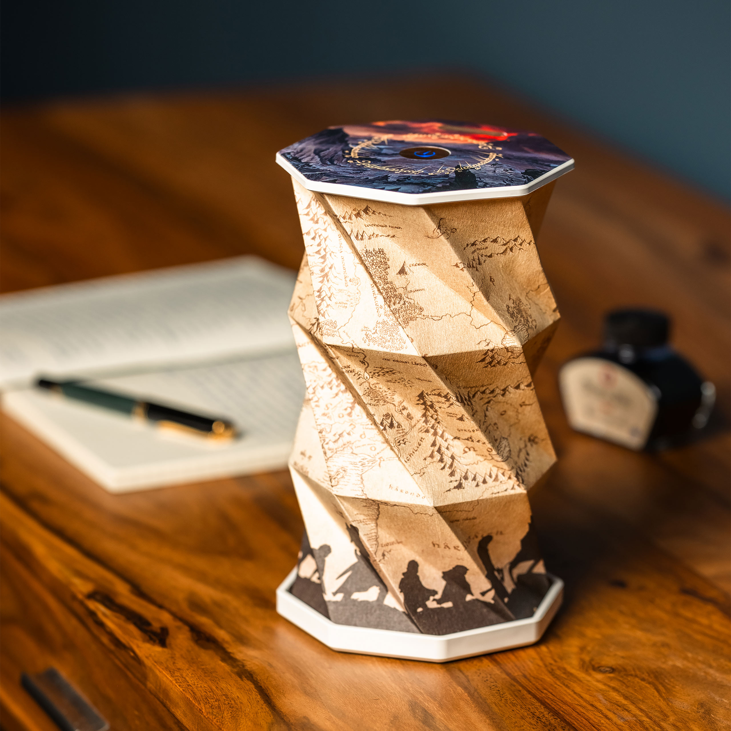 Le Seigneur des Anneaux - Lampe pliable Carte de la Terre du Milieu