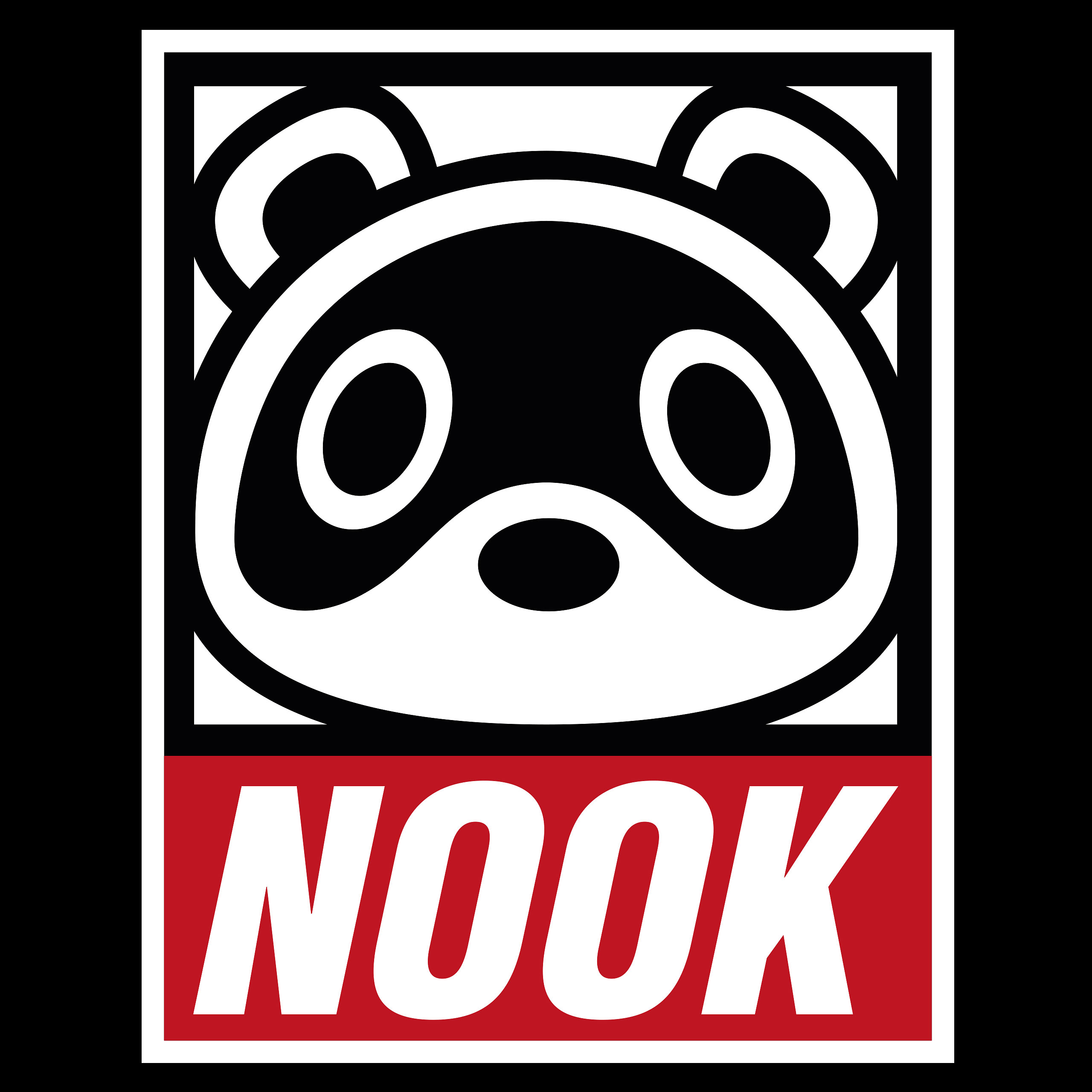 T-shirt Tom Nook pour les fans d'Animal Crossing noir