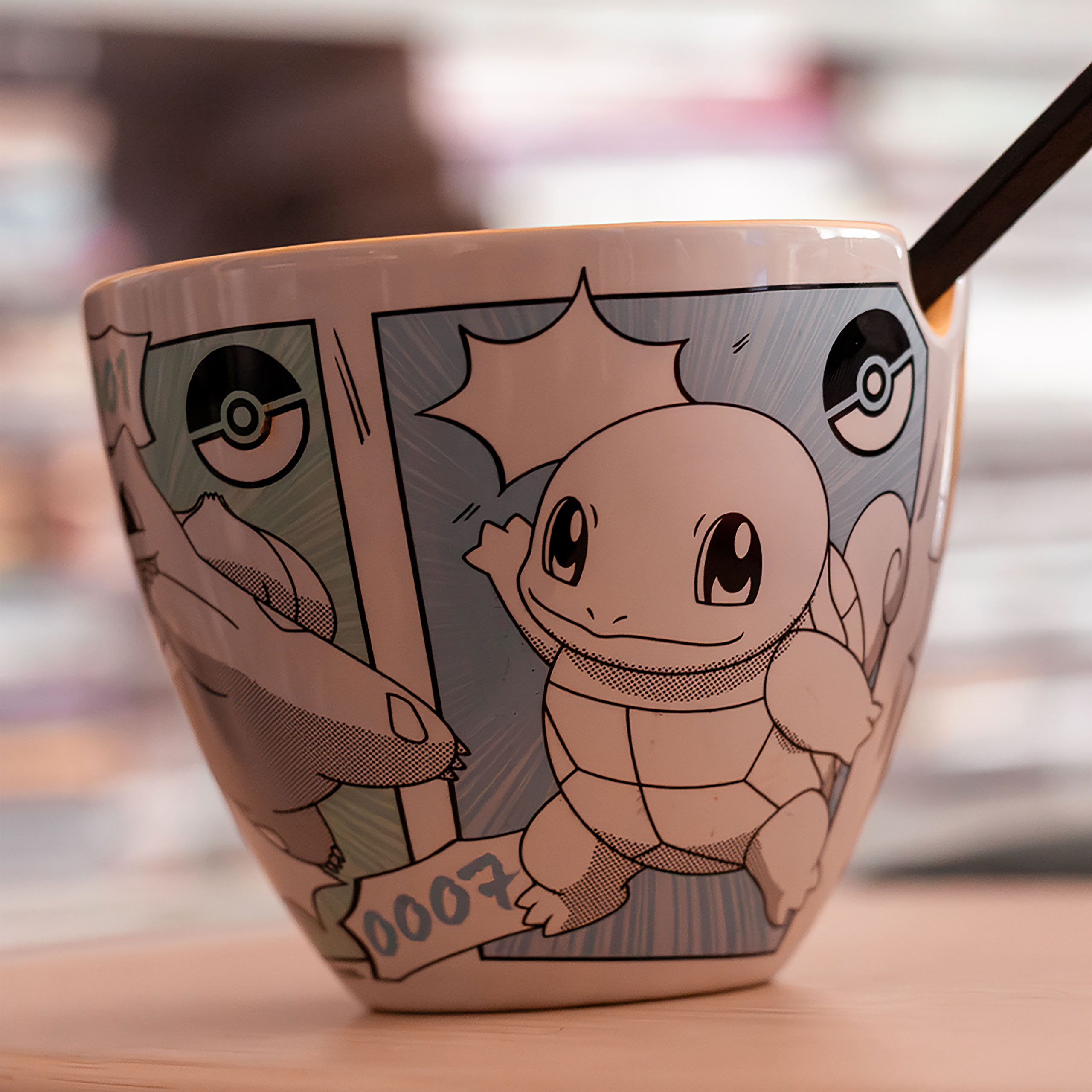 Pokémon - Ciotola ramen Starters con bacchette