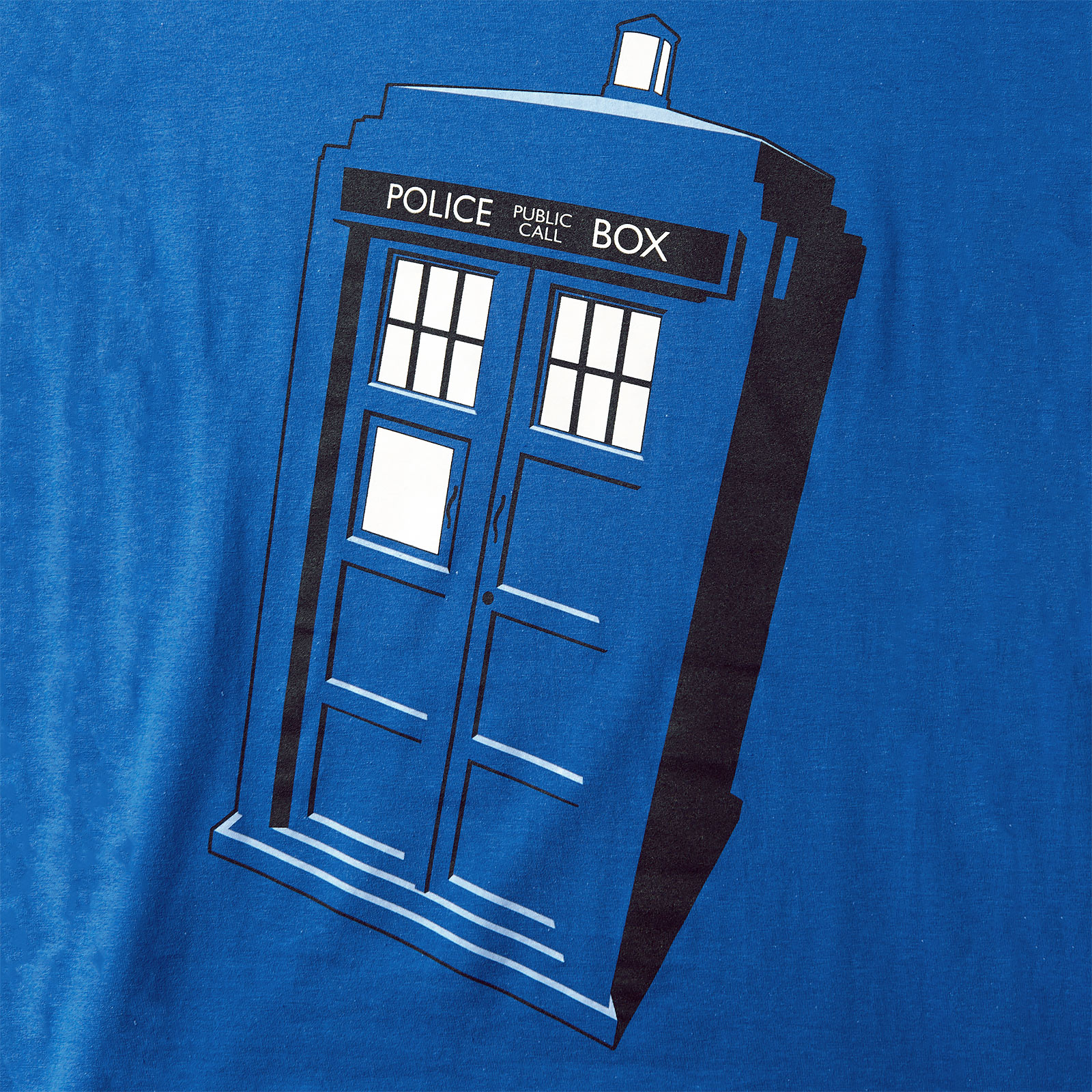 Doctor Who - Tardis Politie Box T-Shirt Blauw