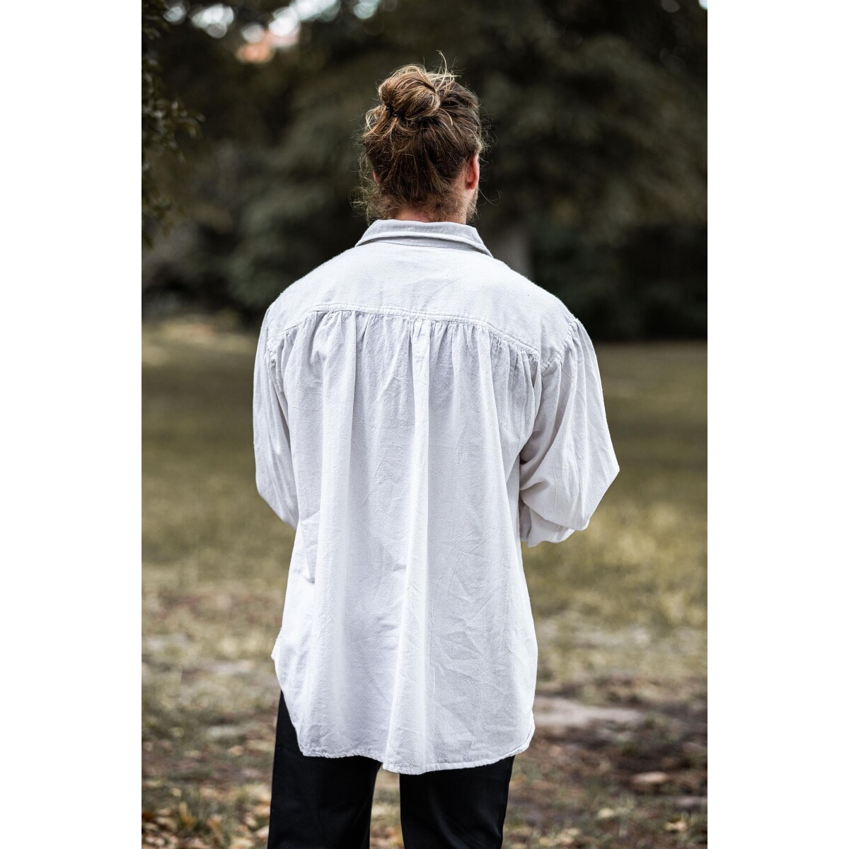 Koszula średniowieczna James biała