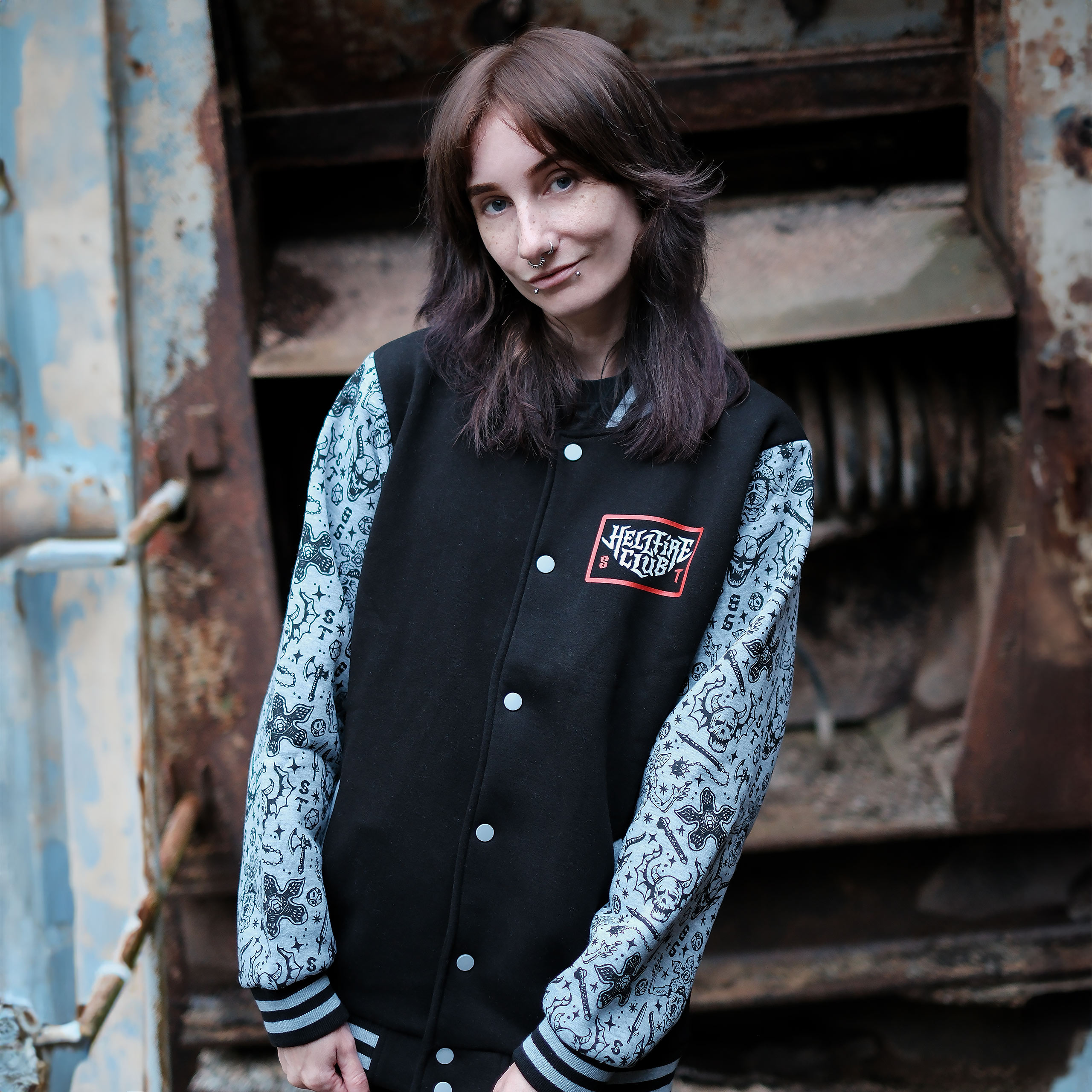 Stranger Things - Hellfire Club College Jacke