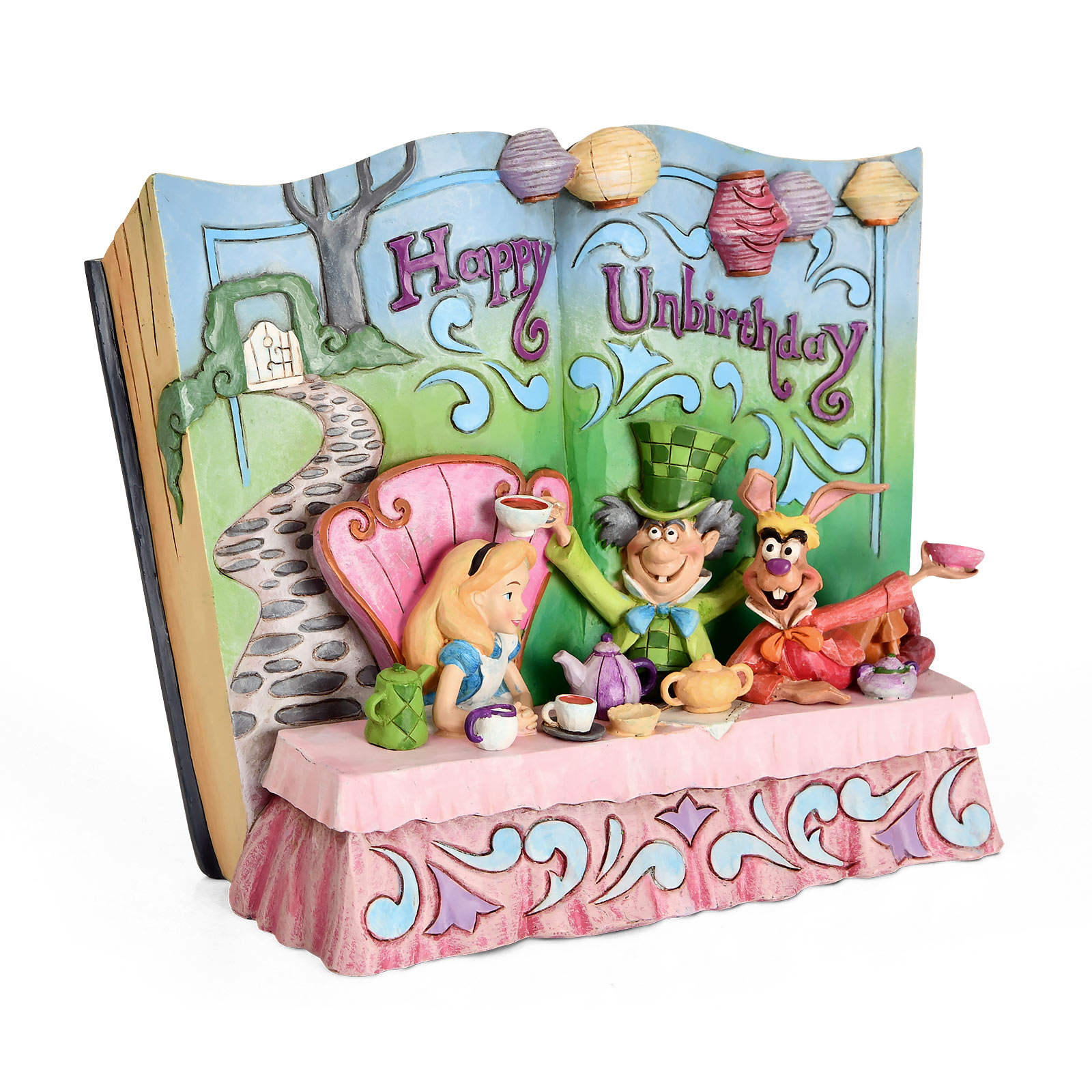 Alice au pays des merveilles - figurine du livre d'histoires Joyeux anniversaire