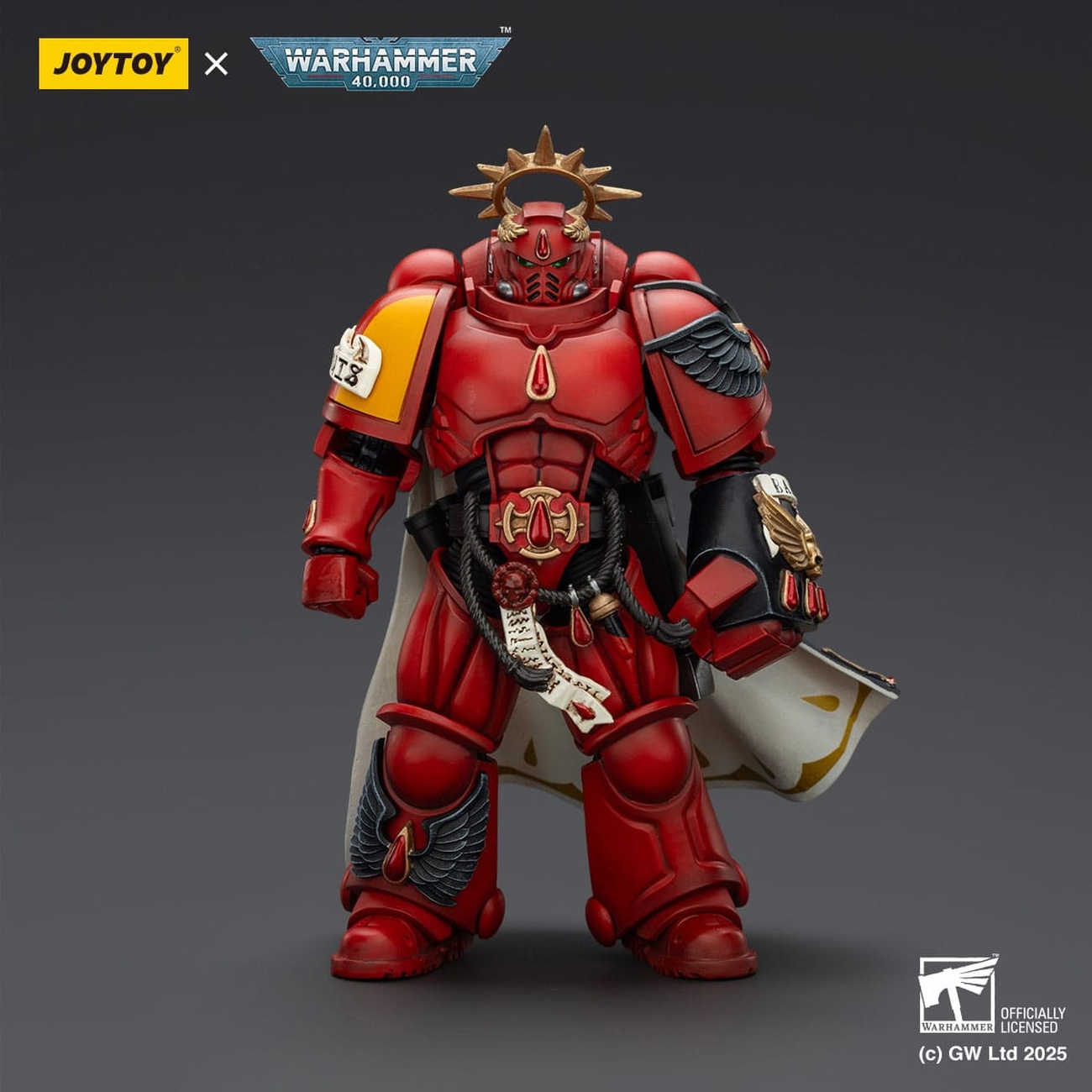 Warhammer 40k: Combat Patrol Blood Angels - Capitano con pistola Inferno e Power Fist Action figure 20 cm